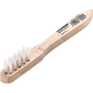 Zündkerzenbürste L.150mm 0,3mm Nyl.PA glatt 3-reihig LESSMANN