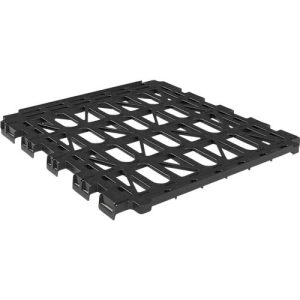 Zwischenboden für Schäfer Shop Select Rollbox BASICline, bis 150 kg, B 710 x T 778 x H 25 mm, Recycling-HDPE, schwarz