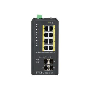 Zyxel RGS200-12P – Switch – 12 Anschlüsse – managed – an Rack montierbar
