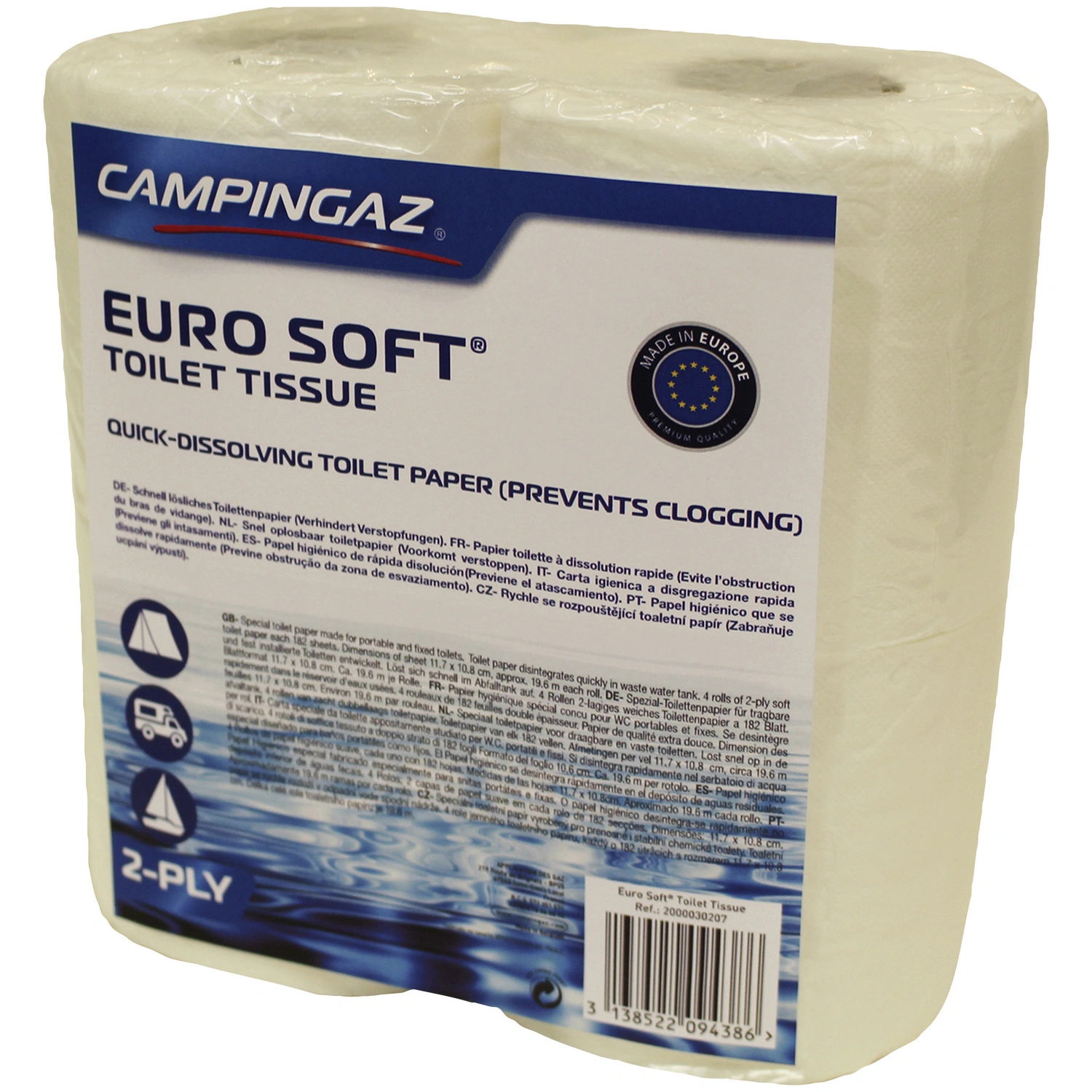 Toilettenpapier »Euro Soft«, 4er Pack