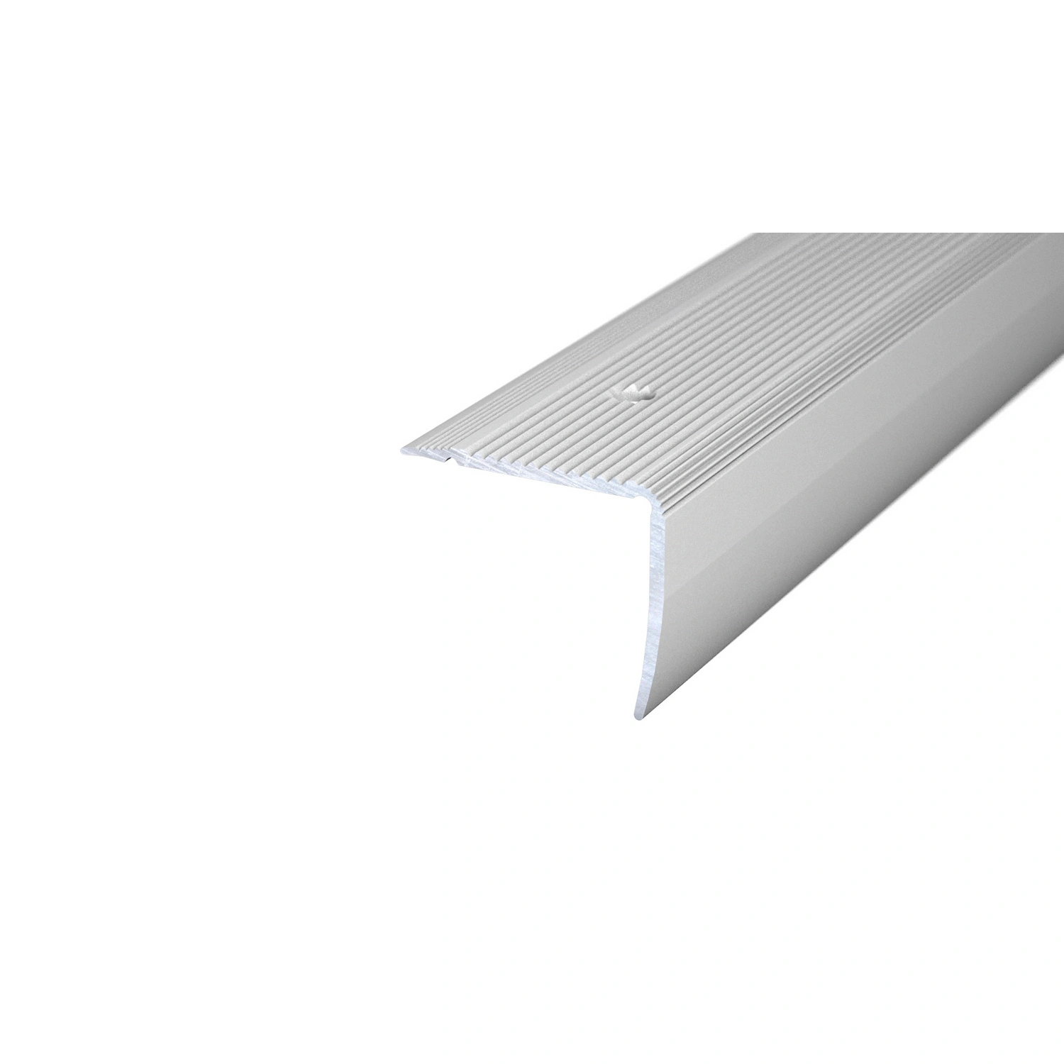 Treppenkantenprofil, LxB: 100 x 3,5 cm, Aluminium, silberfarben