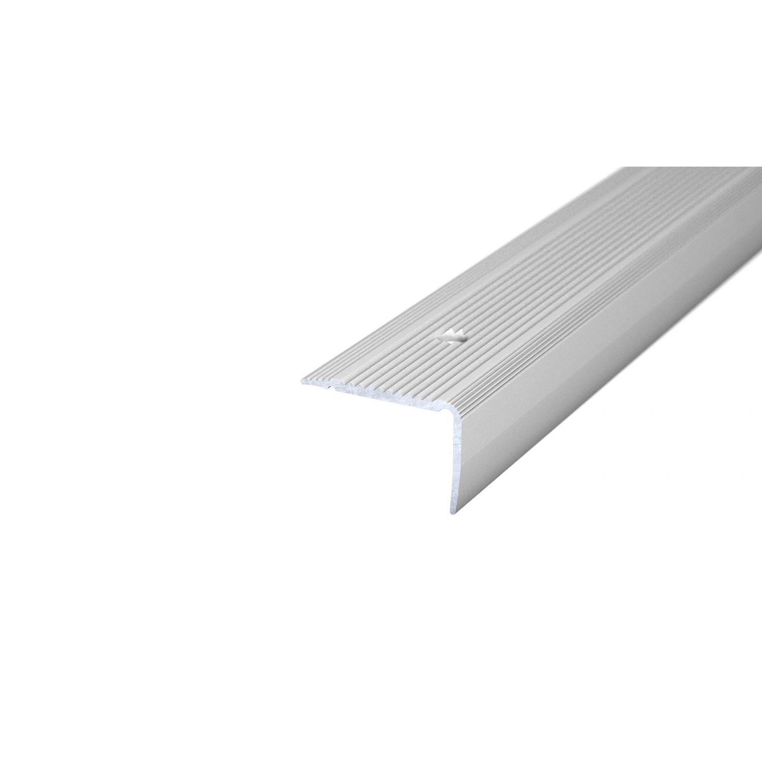 Treppenkantenprofil, LxB: 100 x 3 cm, Aluminium, silberfarben
