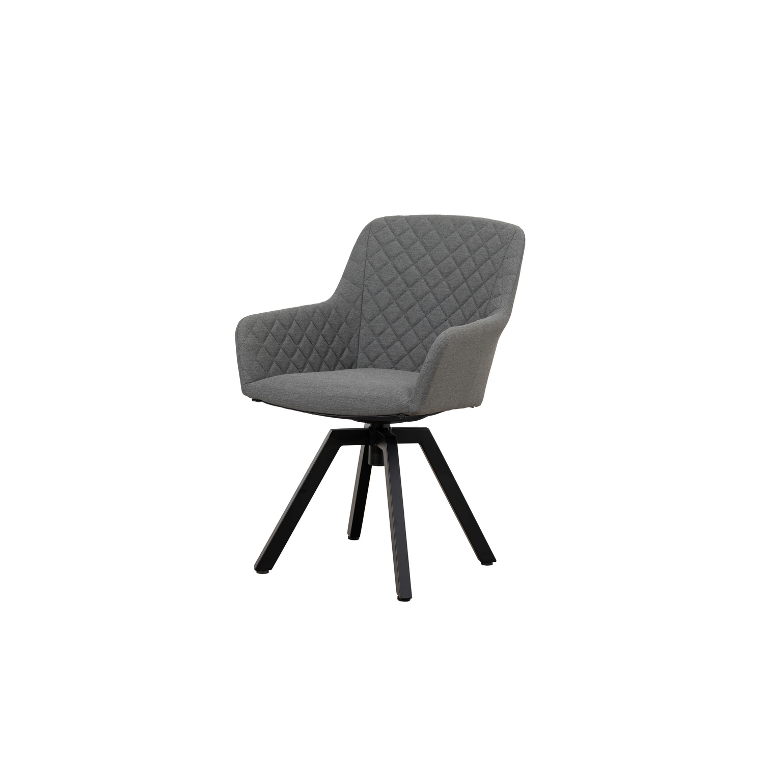 Sessel »Fonta«, mit Armlehnen, Aluminium, anthrazit/grau