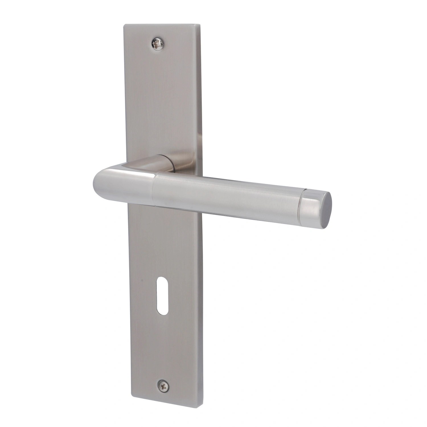 Langschild-Garnitur, LxB: 240 x 50 mm, mit BB-Lochung