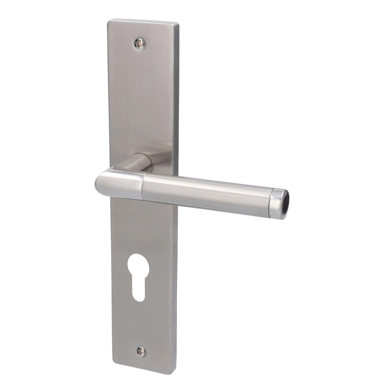 Langschild-Garnitur, LxB: 240 x 50 mm, mit PZ-Lochung