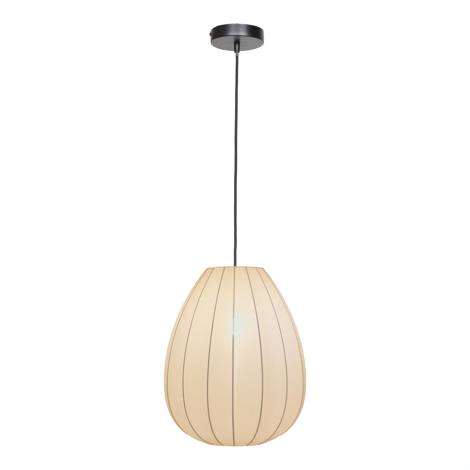 Pendelleuchte »Suri«, E27, oval, grau