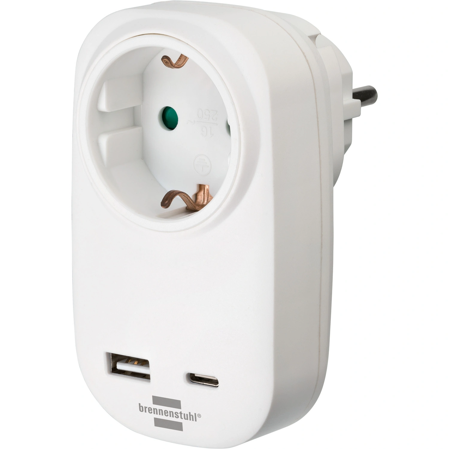 Ladegerät, Steckdosenadapter mit USB C Power Delivery 18W weiß