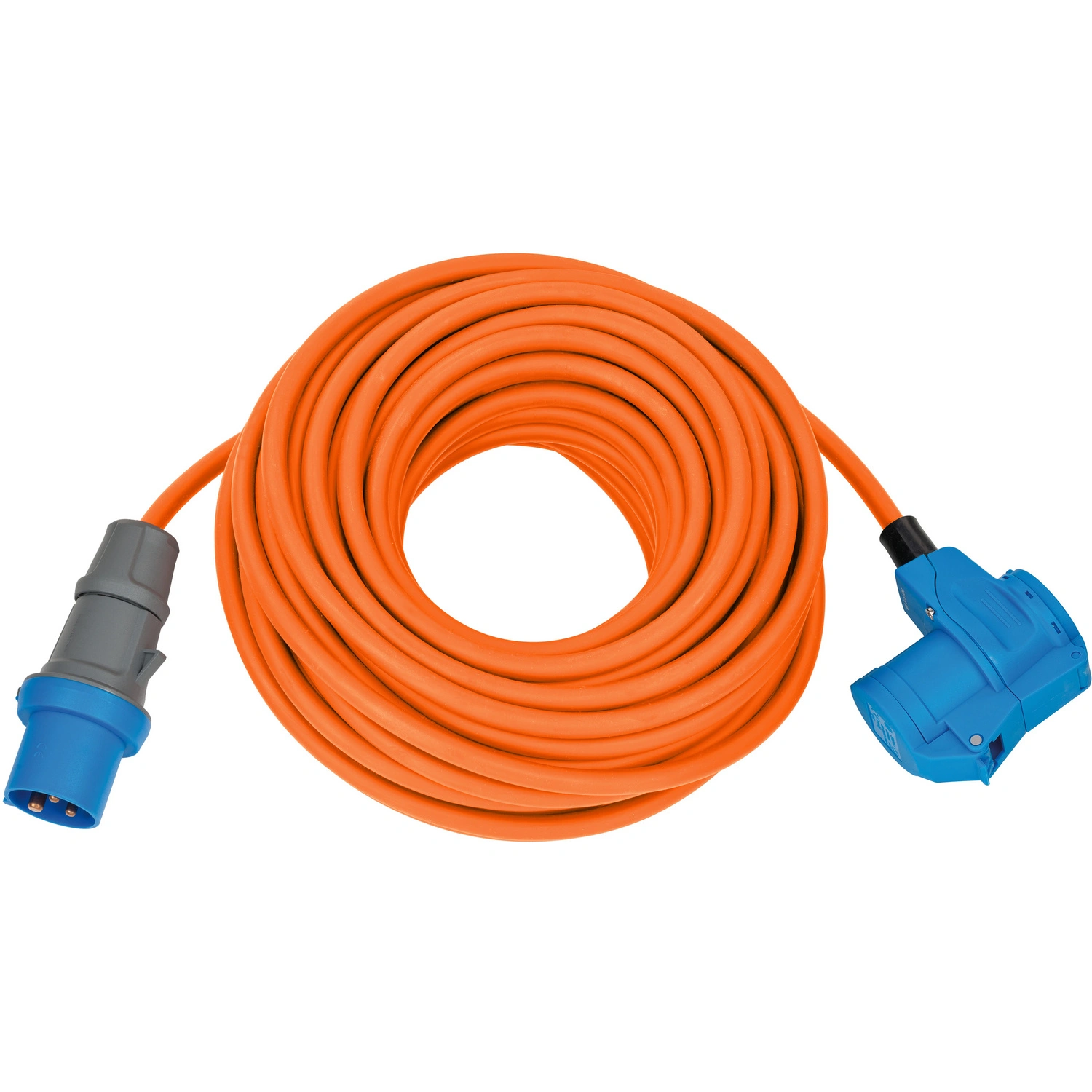 Camping-/Maritim CEE Verlängerungskabel IP44 25m orange