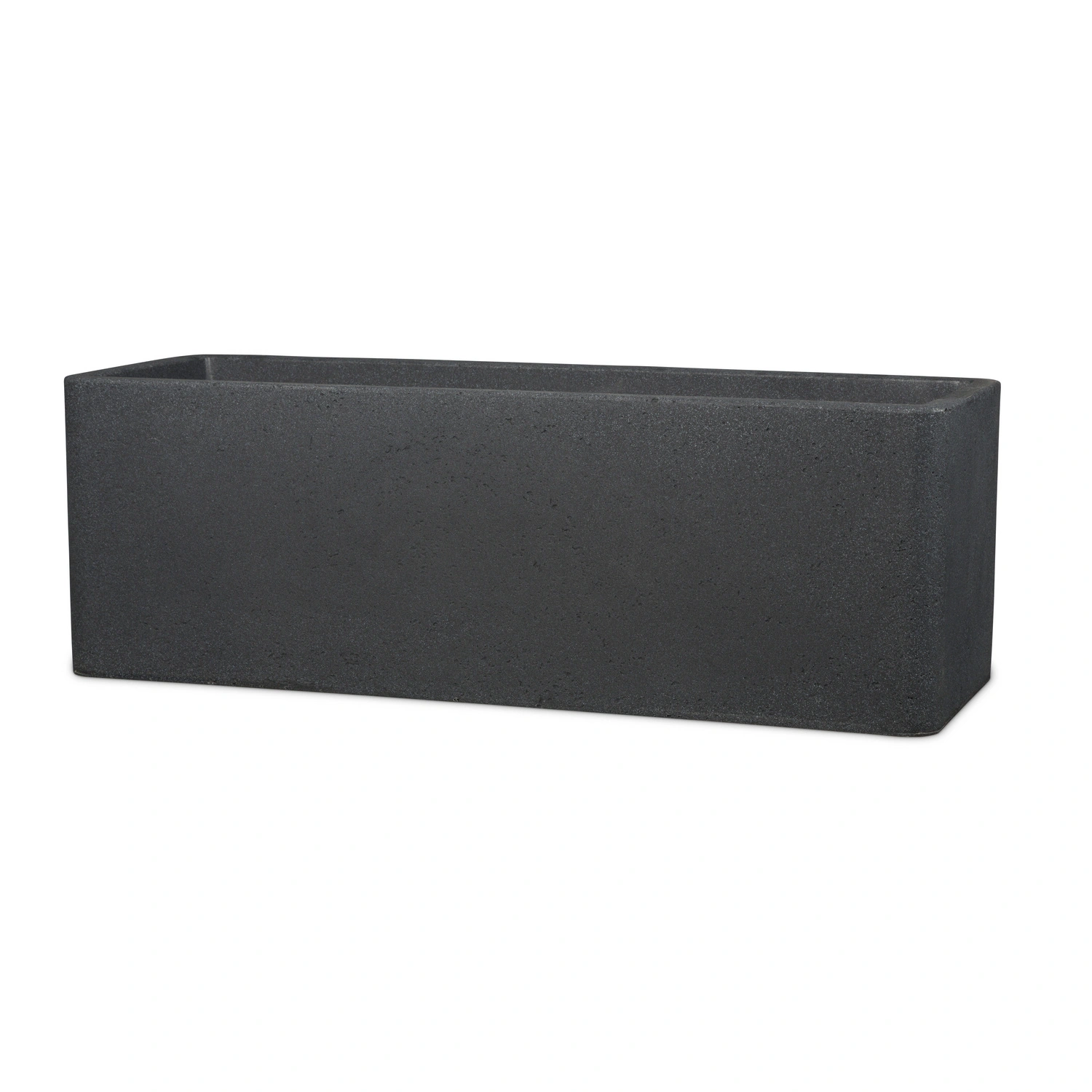 Pflanzgefäß »Quadro Box«, 80 x 29 cm (ØxH), Kunststoff, granitschwarz
