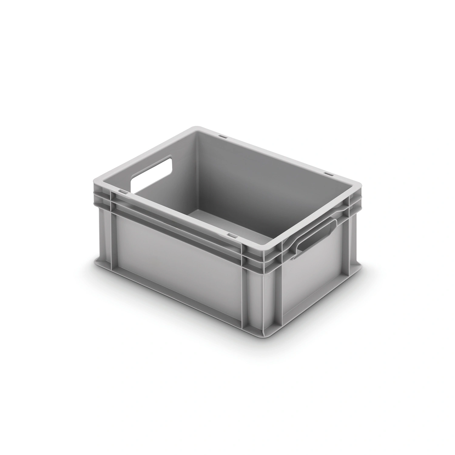 Kunststoffbox, geschlossen, BxHxL: 40 x 17,5 x 30 cm, grau