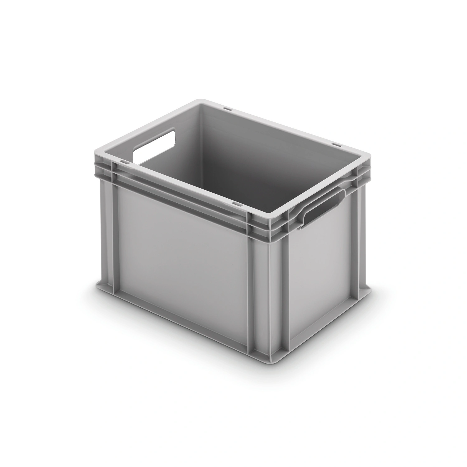 Kunststoffbox, geschlossen, BxHxL: 40 x 28 x 30 cm, grau