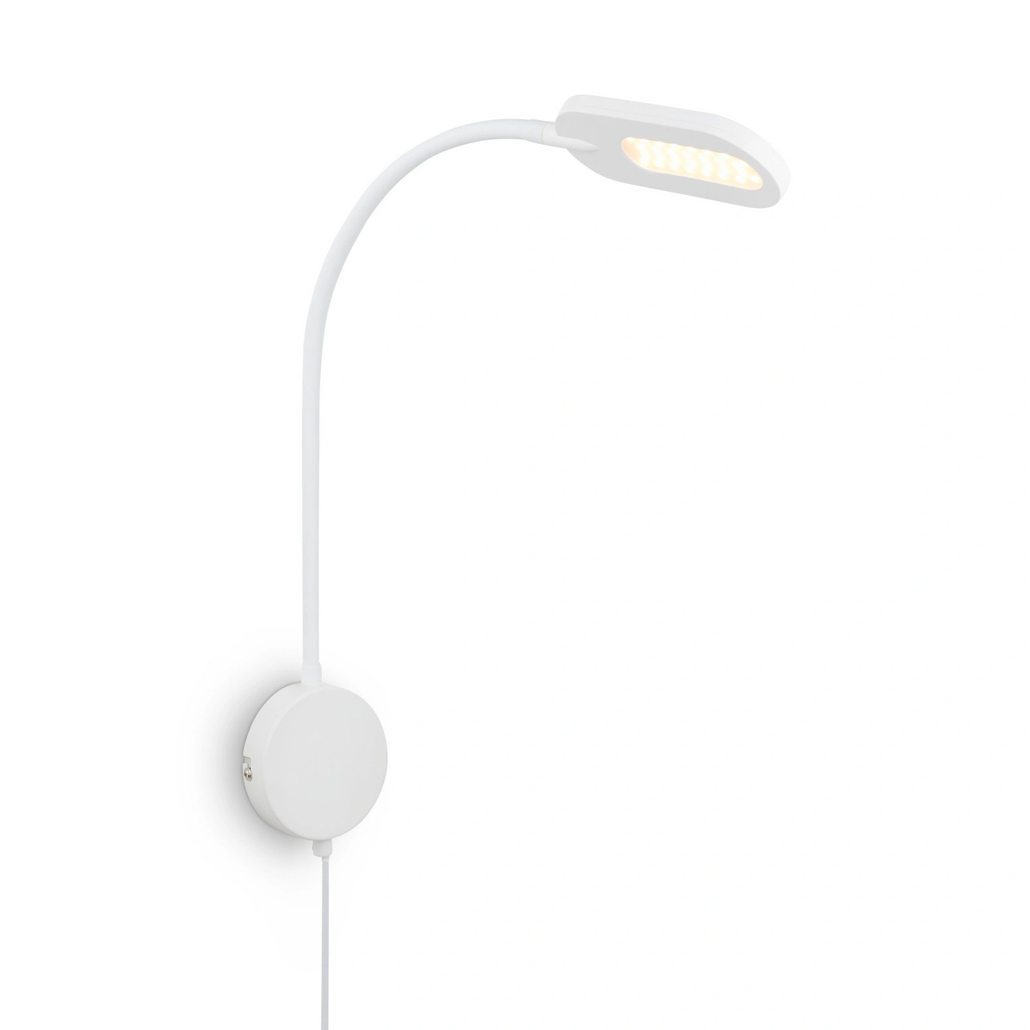 LED-Wand- und Deckenleuchte, 650 lm, 52 x 44,5 x 10 cm, weiß, helles warm-weiß, Touchfunktion
