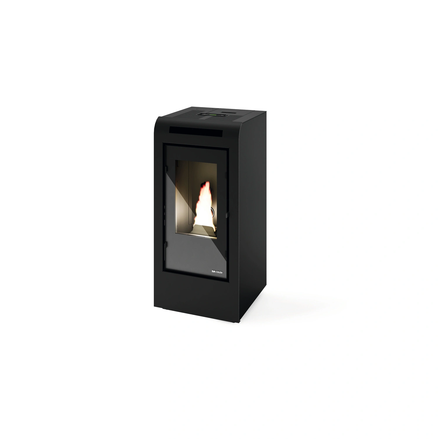 Pelletofen »Rosa«, schwarz, Stahl, 9,9 kW, Dauerbrand geeignet