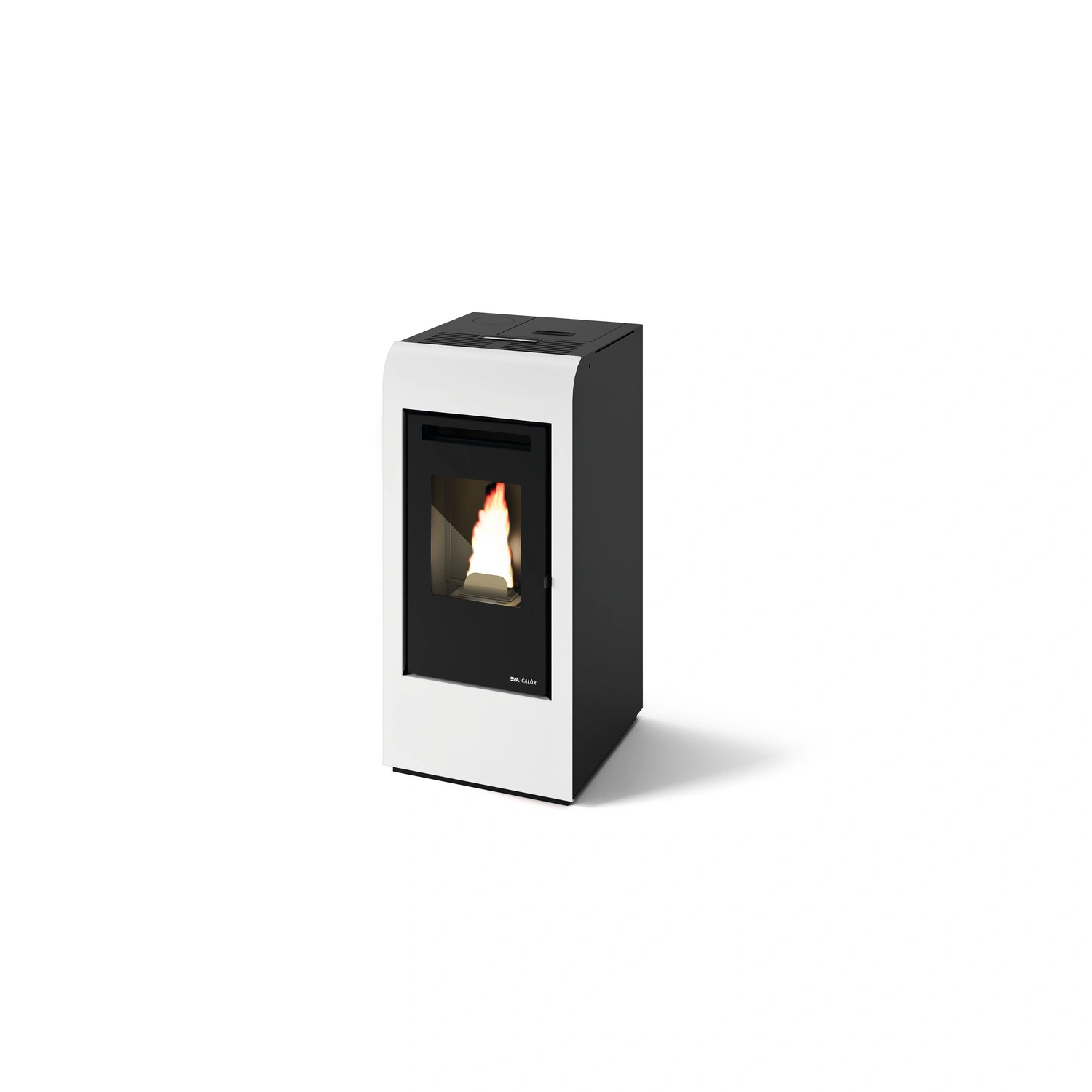 Pelletofen »Rita Plus«, weiß, Stahl, 8 kW, Dauerbrand geeignet
