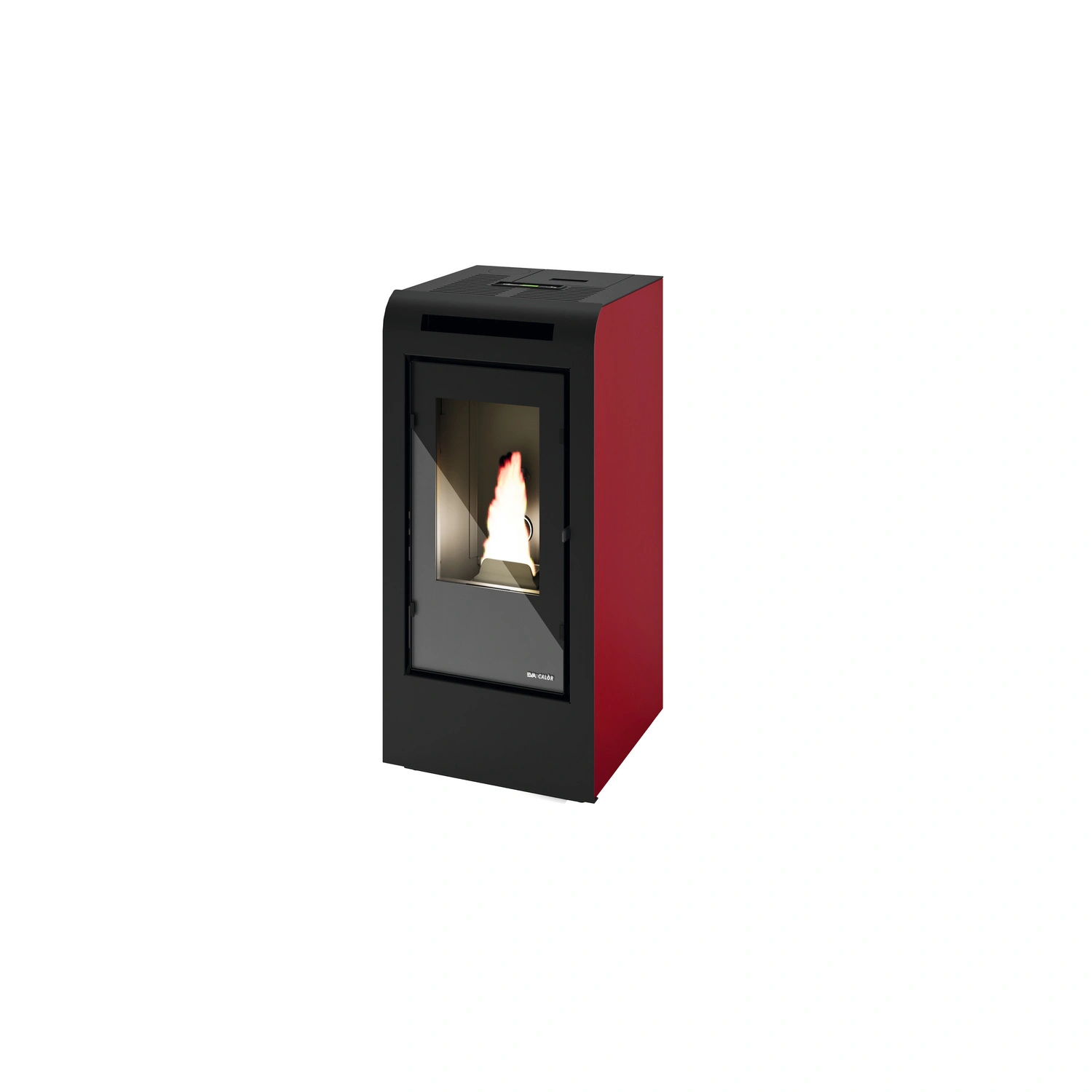 Pelletofen »Rosa«, rot, Stahl, 9,9 kW, Dauerbrand geeignet