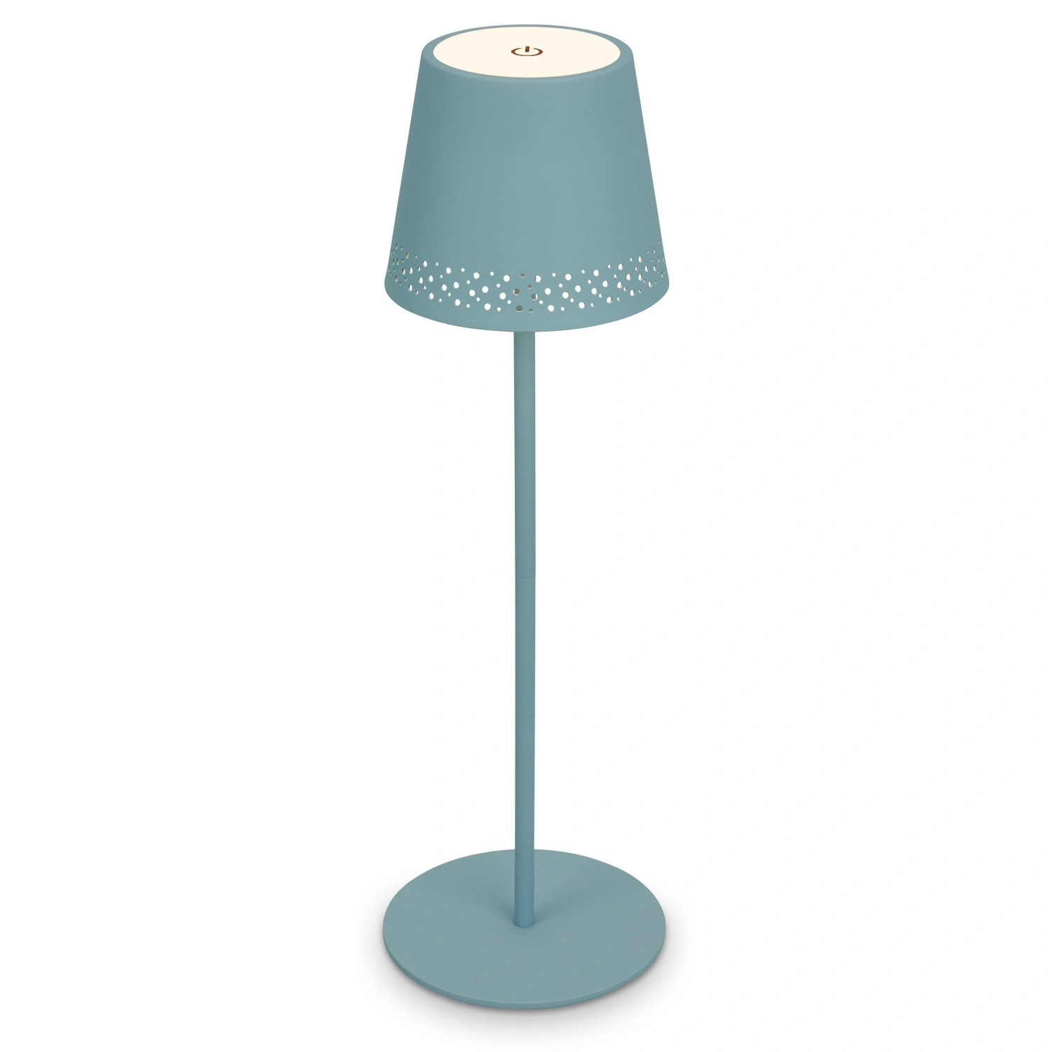 Tischleuchte, Höhe: 38cm, blau
