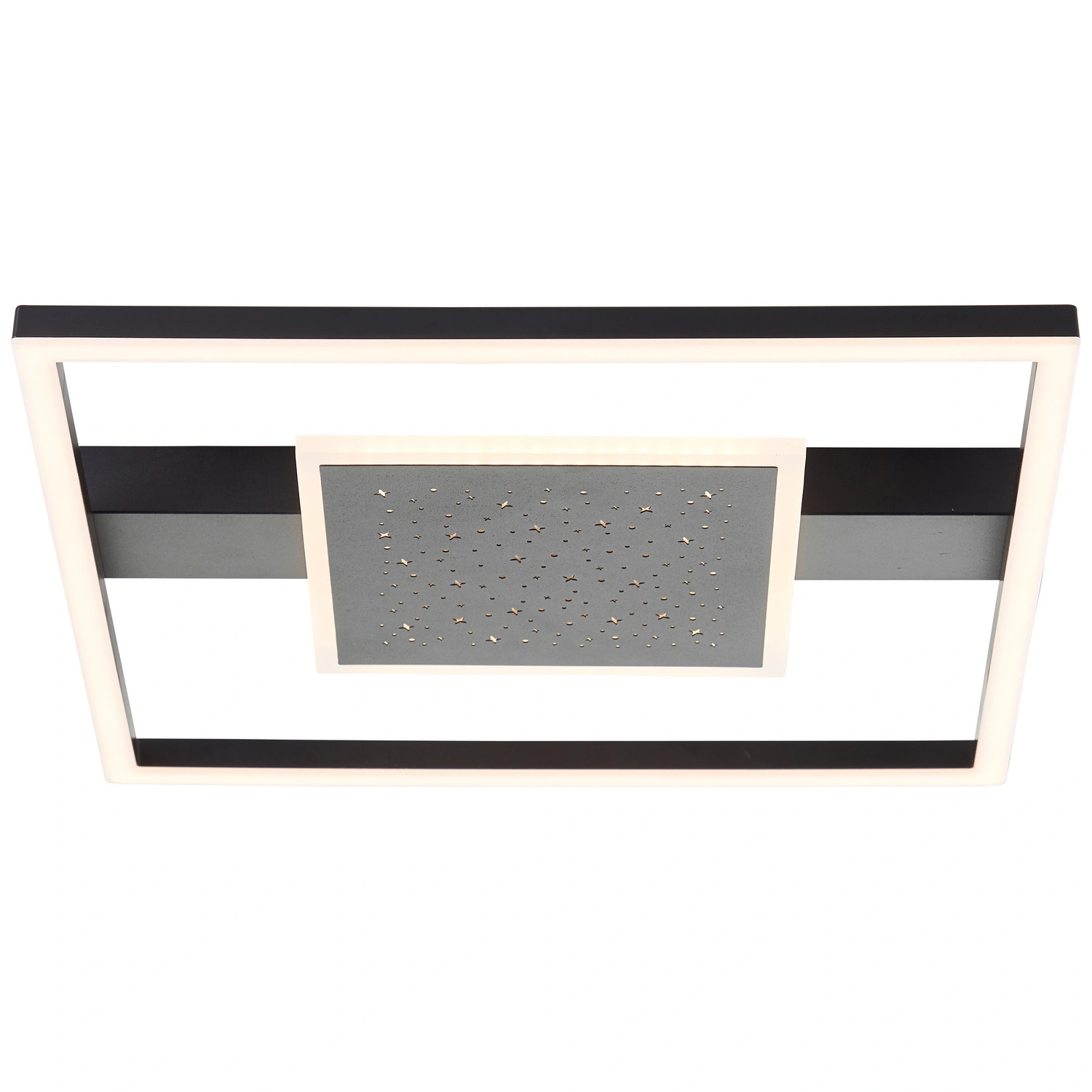 LED-Deckenleuchte »Reno«, 30W, 3500lm, 3000K, Metall/Kunststoff, schwarz