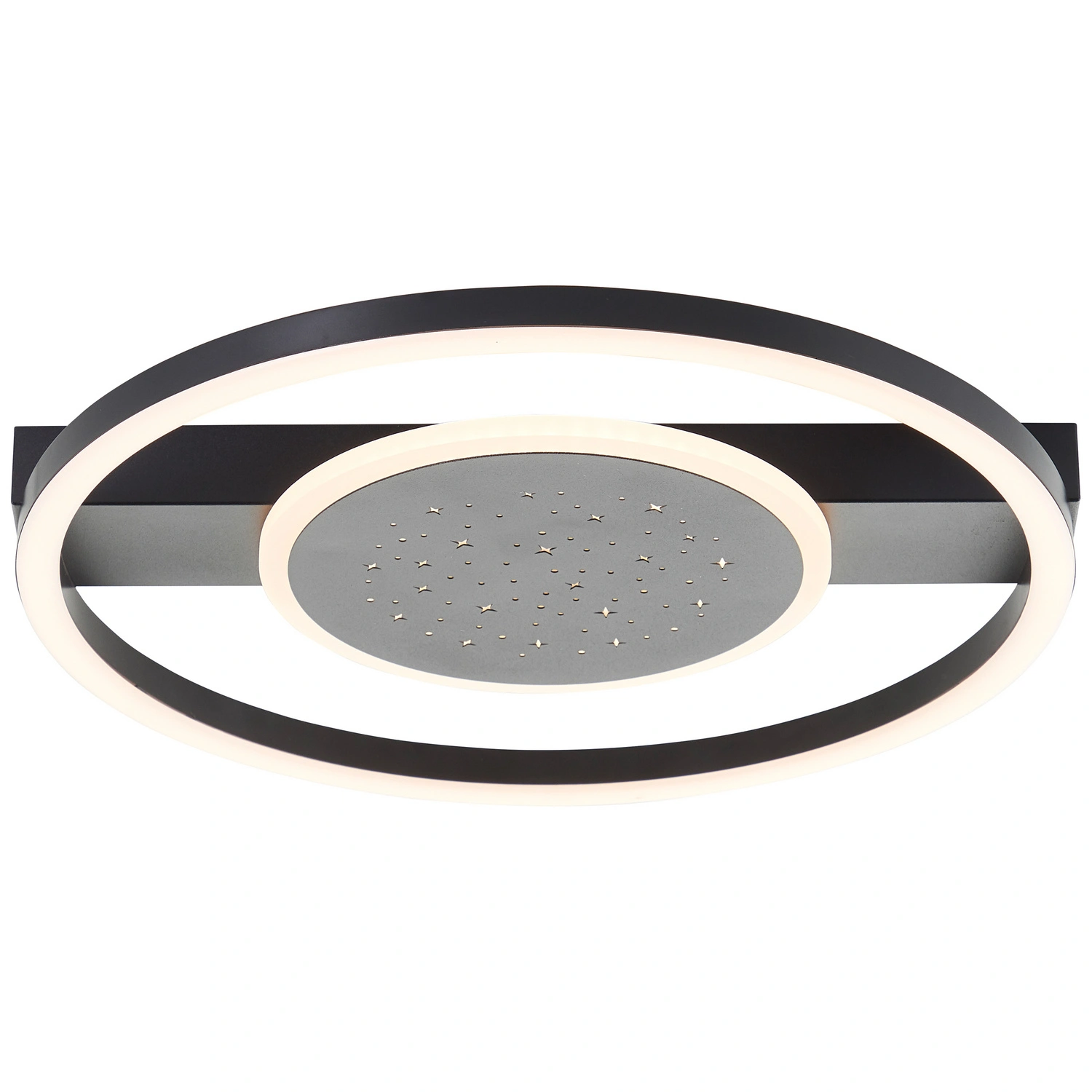 LED-Deckenleuchte »Reno«, 26W, 2400lm, 3000K, Metall/Kunststoff, schwarz