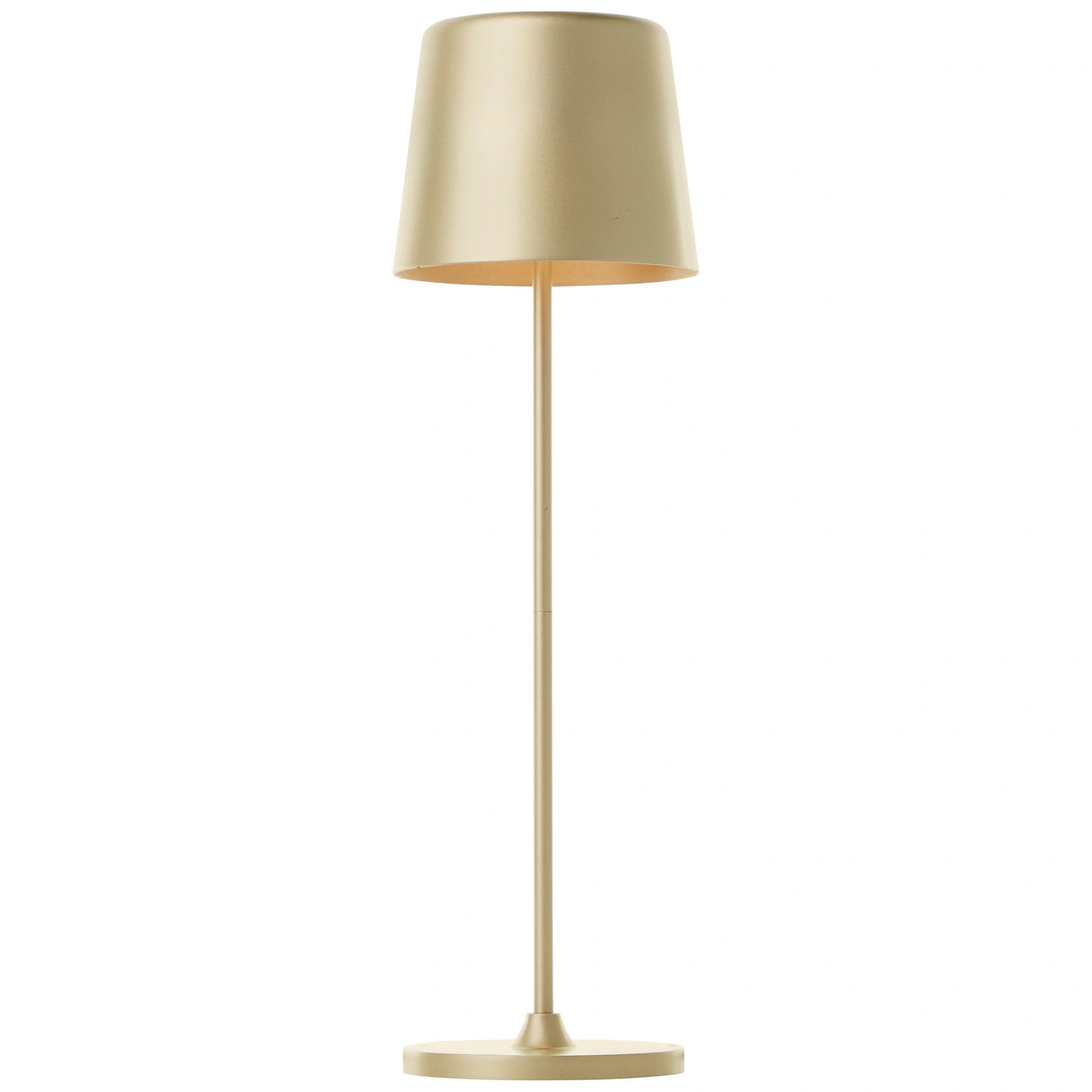 Akku-Tischleuchte »KAAMI«, ØxH: 10 x 37 cm, 310 lm, warmweiß, gold matt