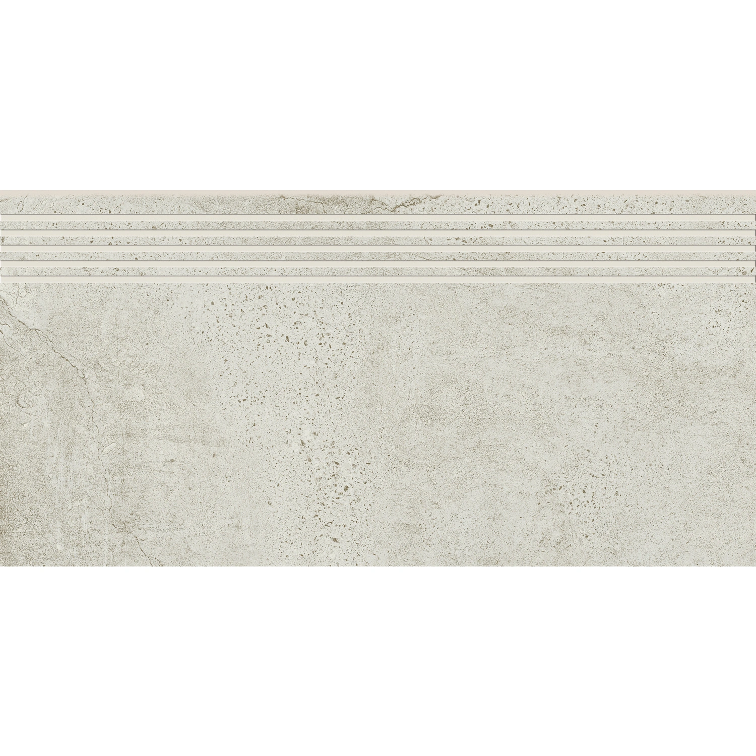 Bodenfliese »Newstone«, rechteckig, 60 x 120 cm, weiß, R 10