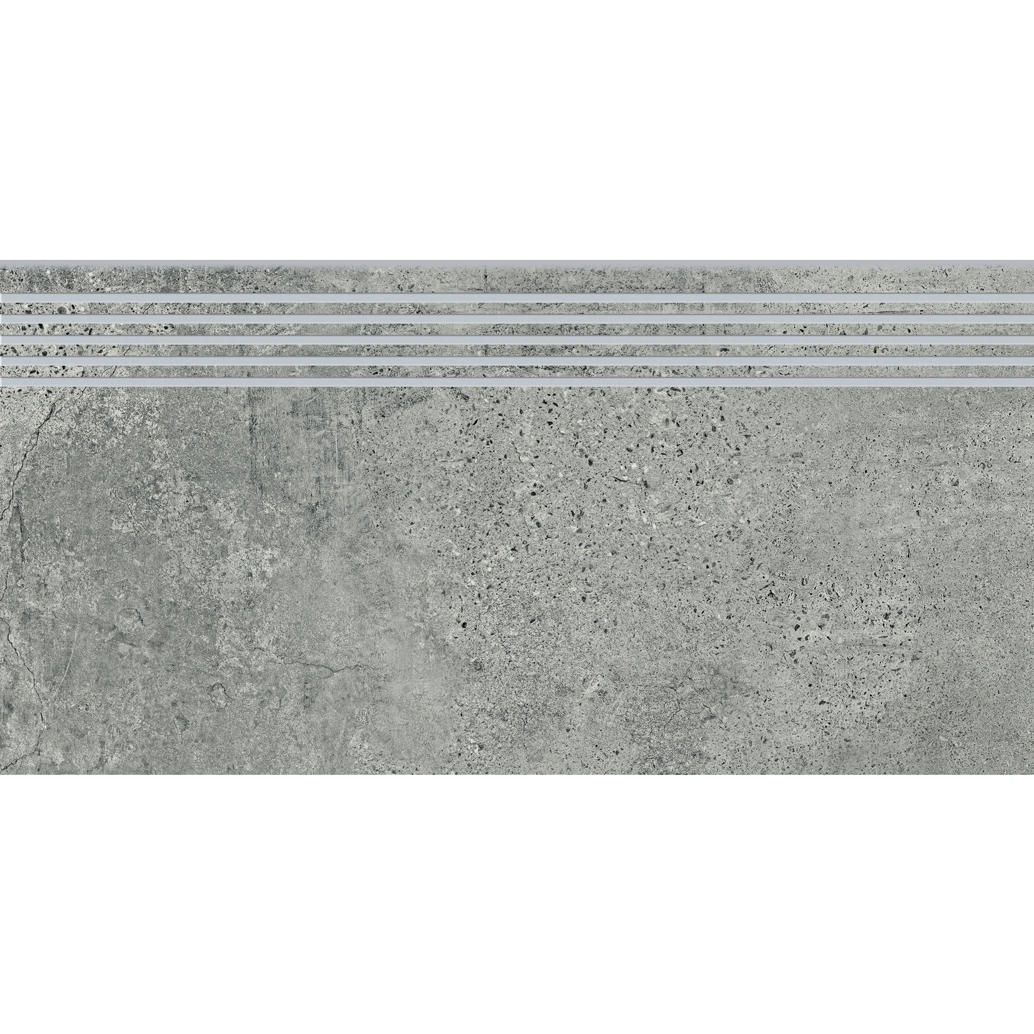 Bodenfliese »Newstone«, rechteckig, 60 x 120 cm, grau, R 10