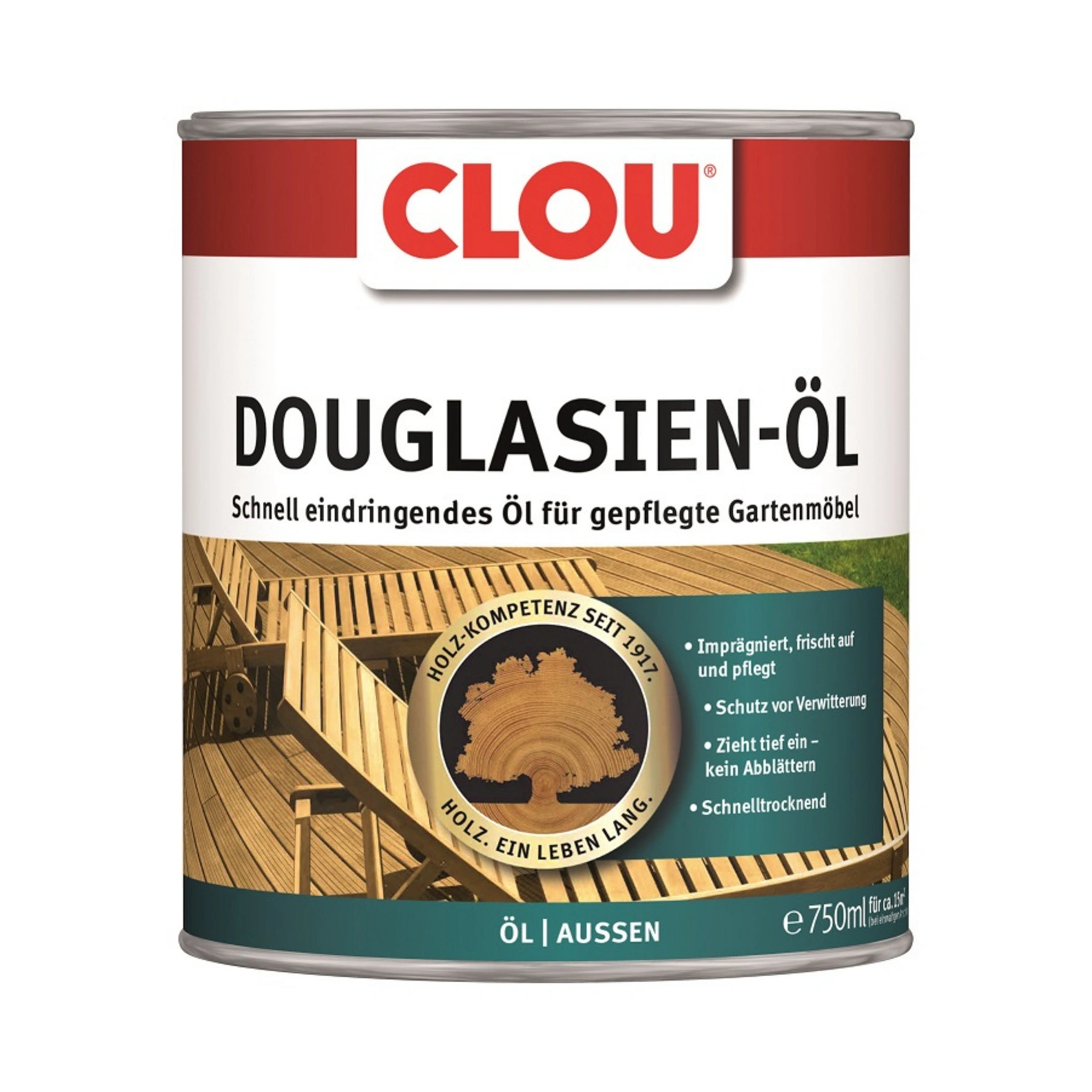 Holzöl, 0,75 l, Douglasie, für ca. 20 m²/l