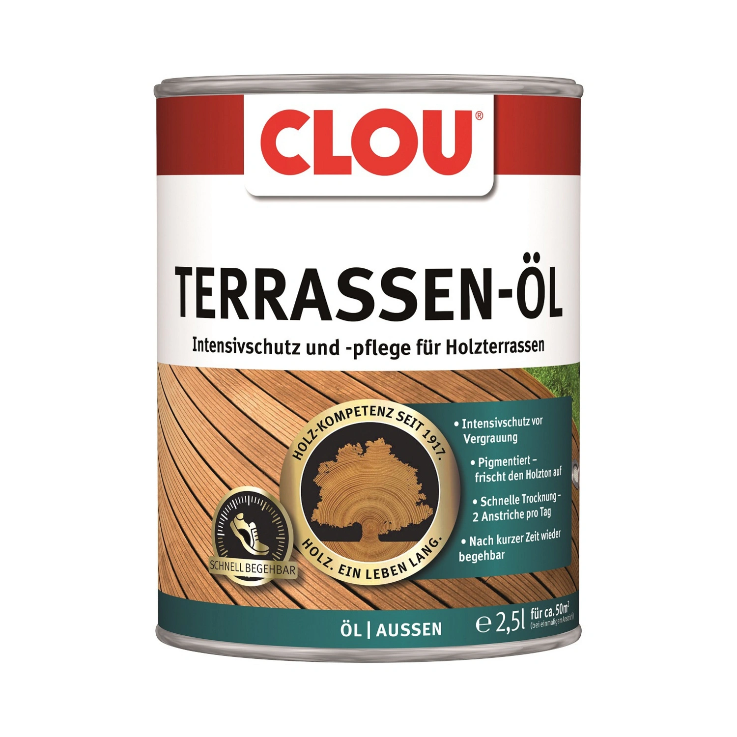 Holzöl, 2,5 l, Palisander, für ca. 20 m²/l