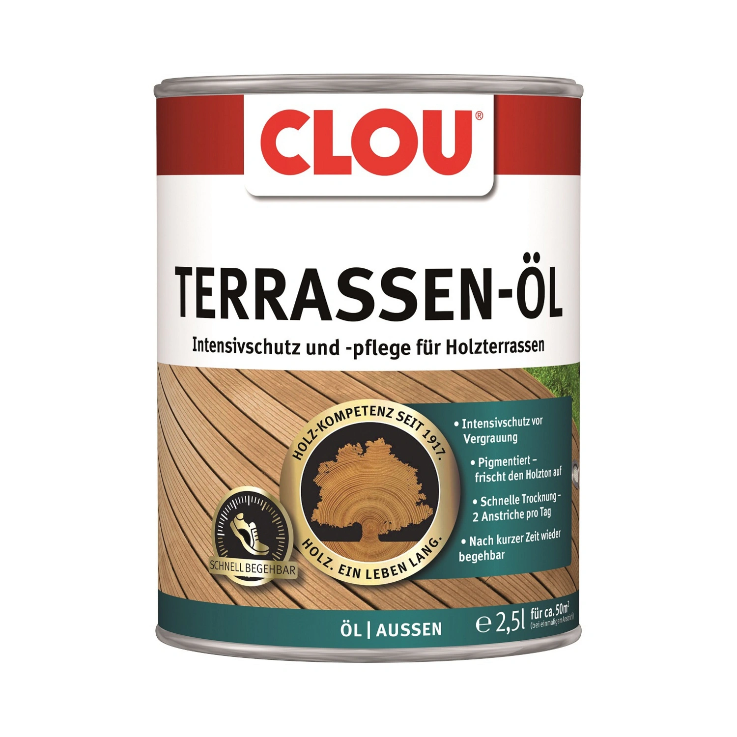 Holzöl, 2,5 l, Bangkirai, für ca. 20 m²/l