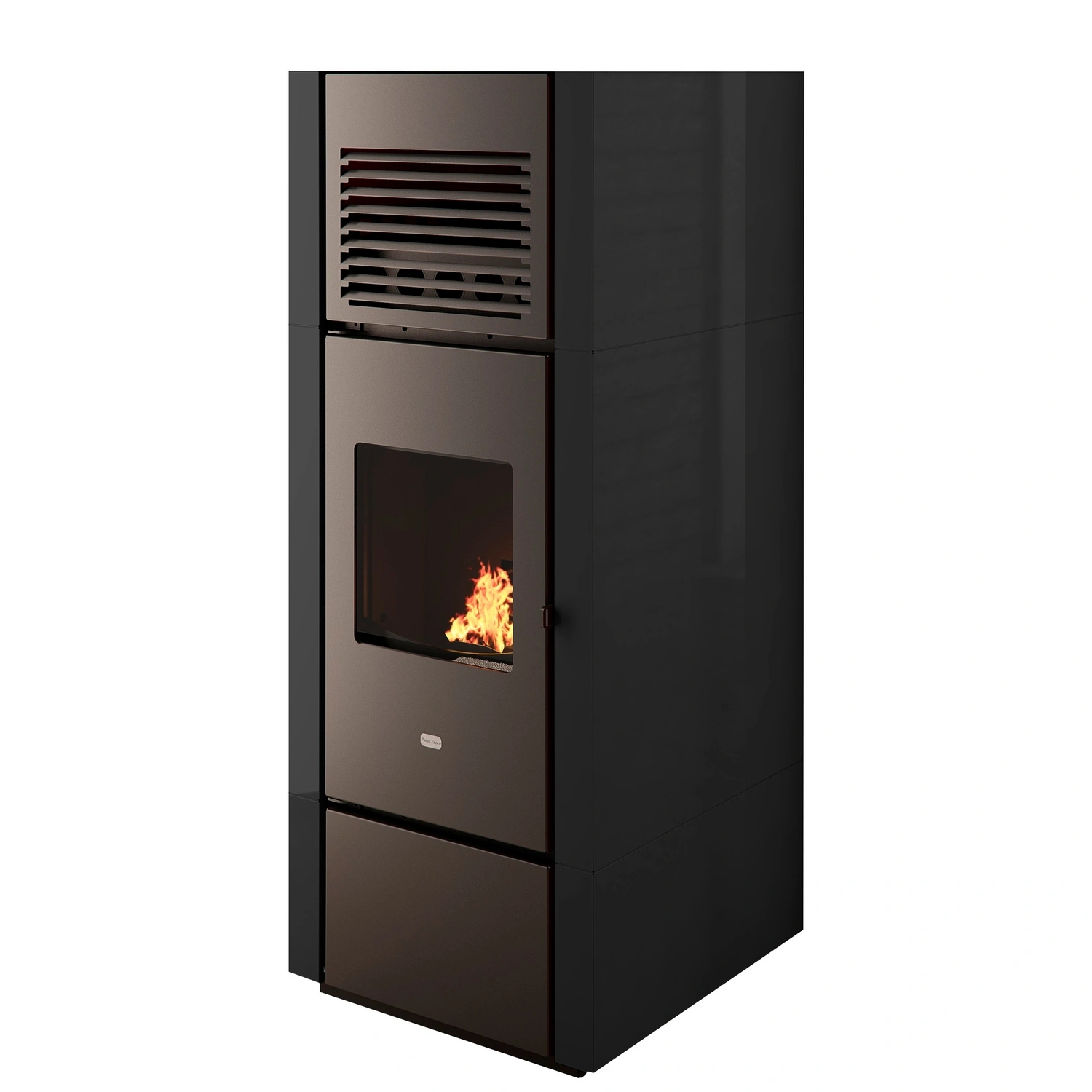Pelletofen »Nia«, 14 kW, BxHxT: 51,4 x 116,7 x 51,3 cm, schwarz, WiFi-fähig