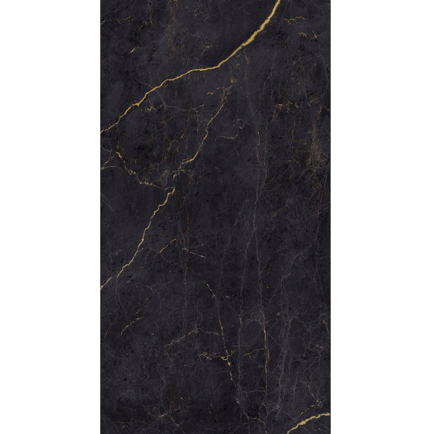 Badrückwand, BxH: 1000 x 2100 mm, Aluverbund, Marmor schwarz gold