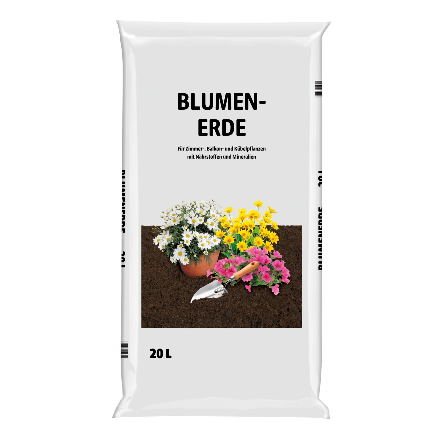 Blumenerde, zum Topfen und Umtopfen, 20 Liter