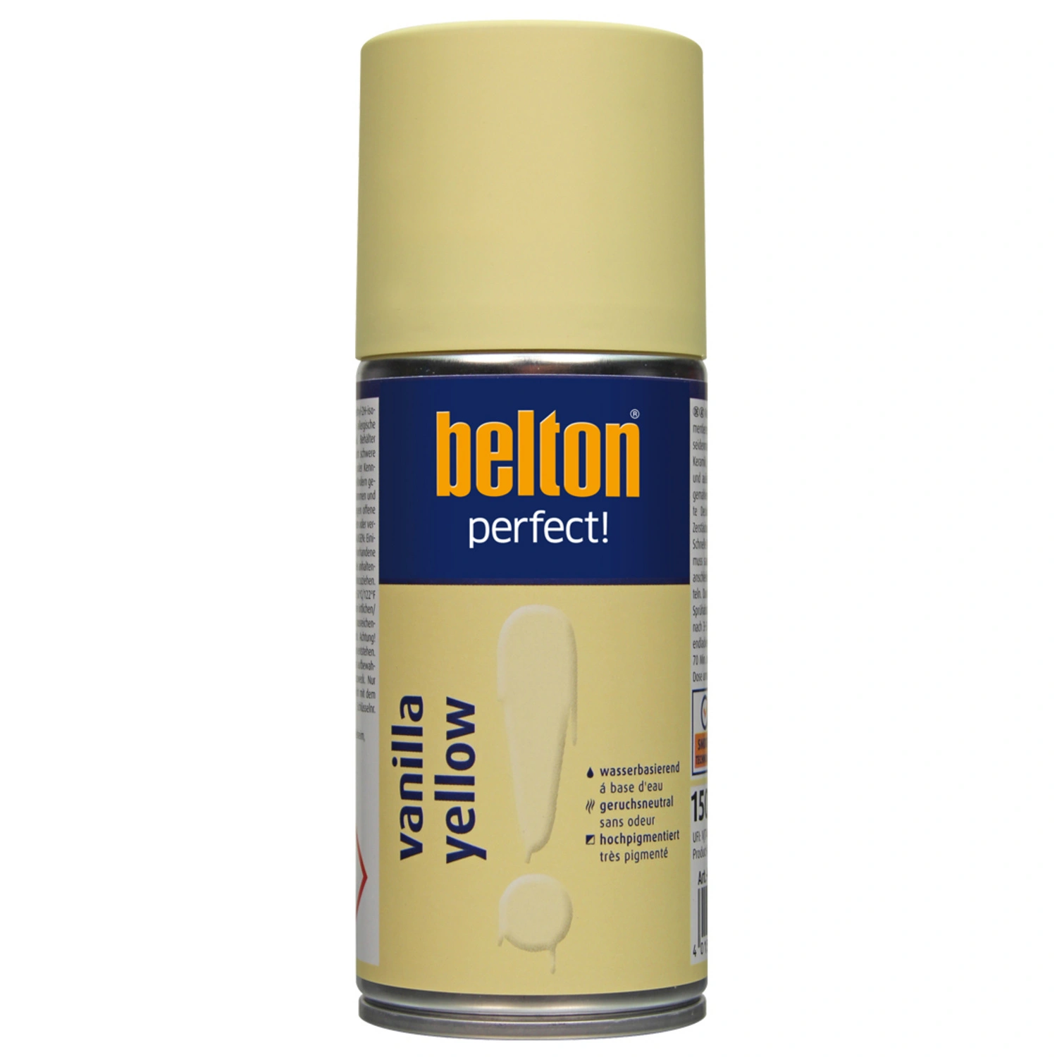 Lackspraydose, vanilla yellow WB seidenmatt 150ml