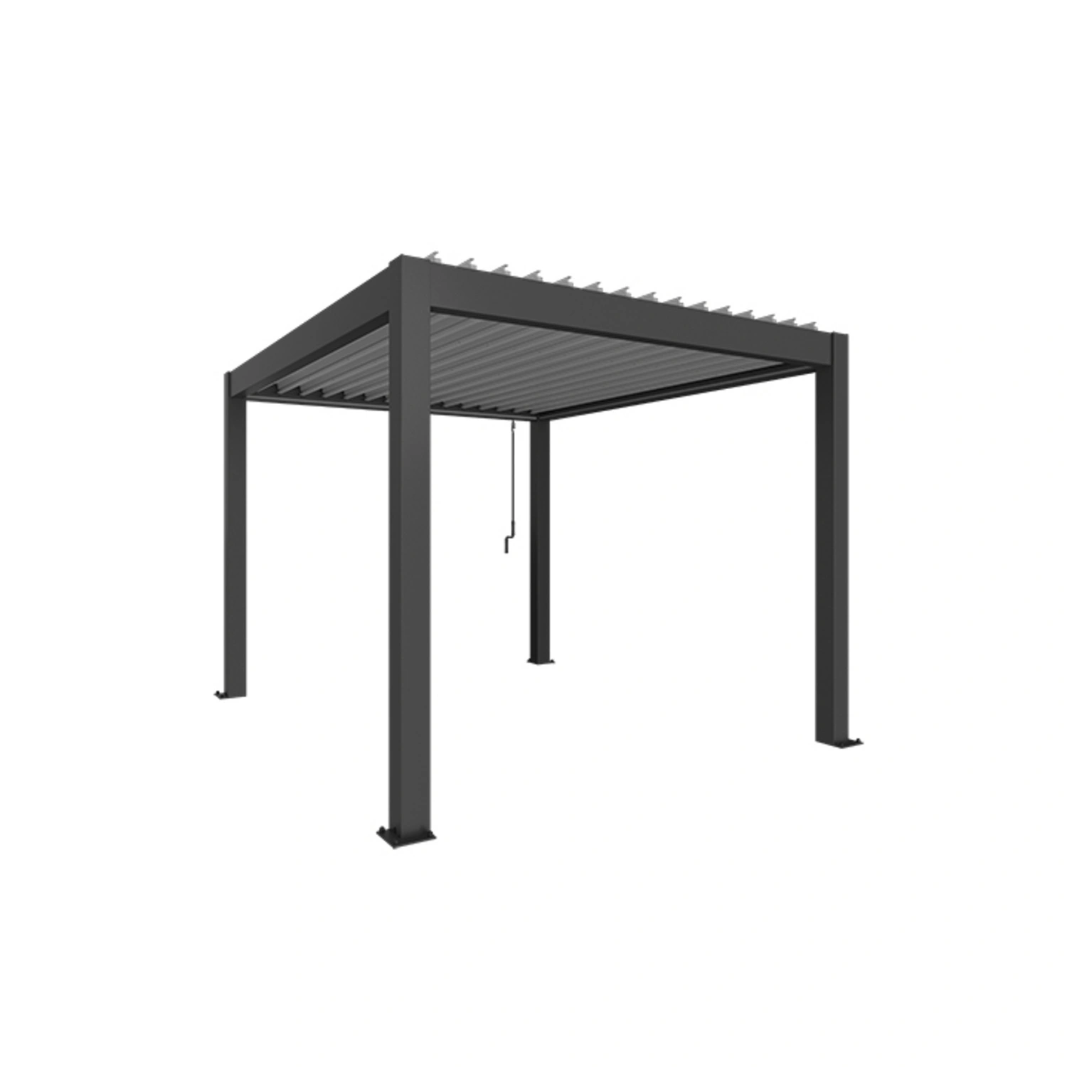 Pergola »Gr. 3×3,5«, BxHxT: 312 x 255 x 367,5 cm, silber-metallic