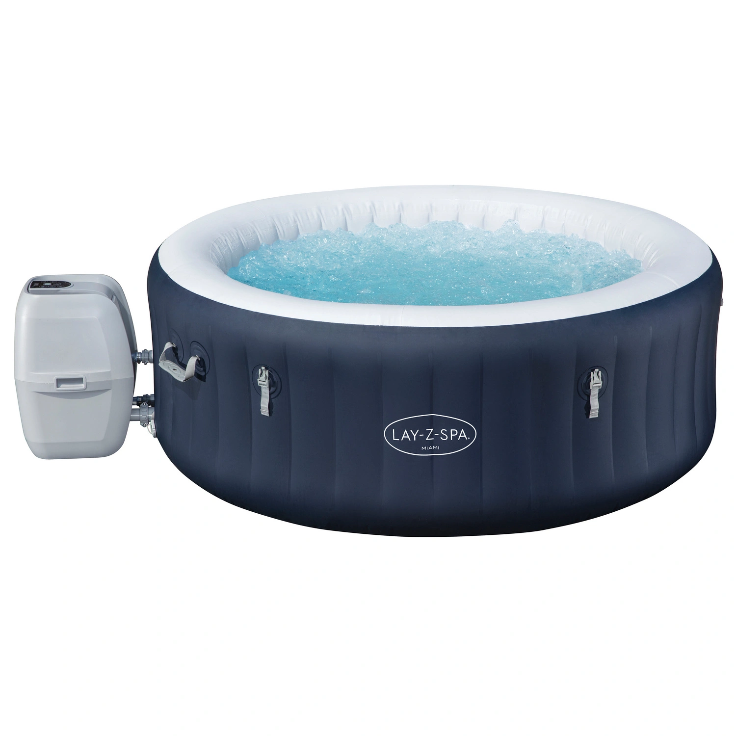 Whirlpool »LAY-Z-SPA® Miami AirJet™«, Energiespar-Whirlpool, für 4 Personen, Ø 180 x 66 cm
