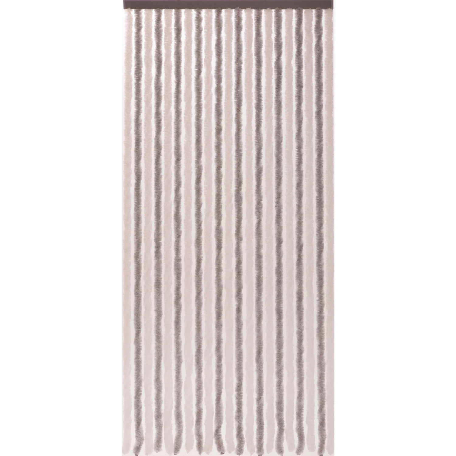 Vorhang »Flauschi«, BxH: 90 x 200 cm, silberfarben/weiß