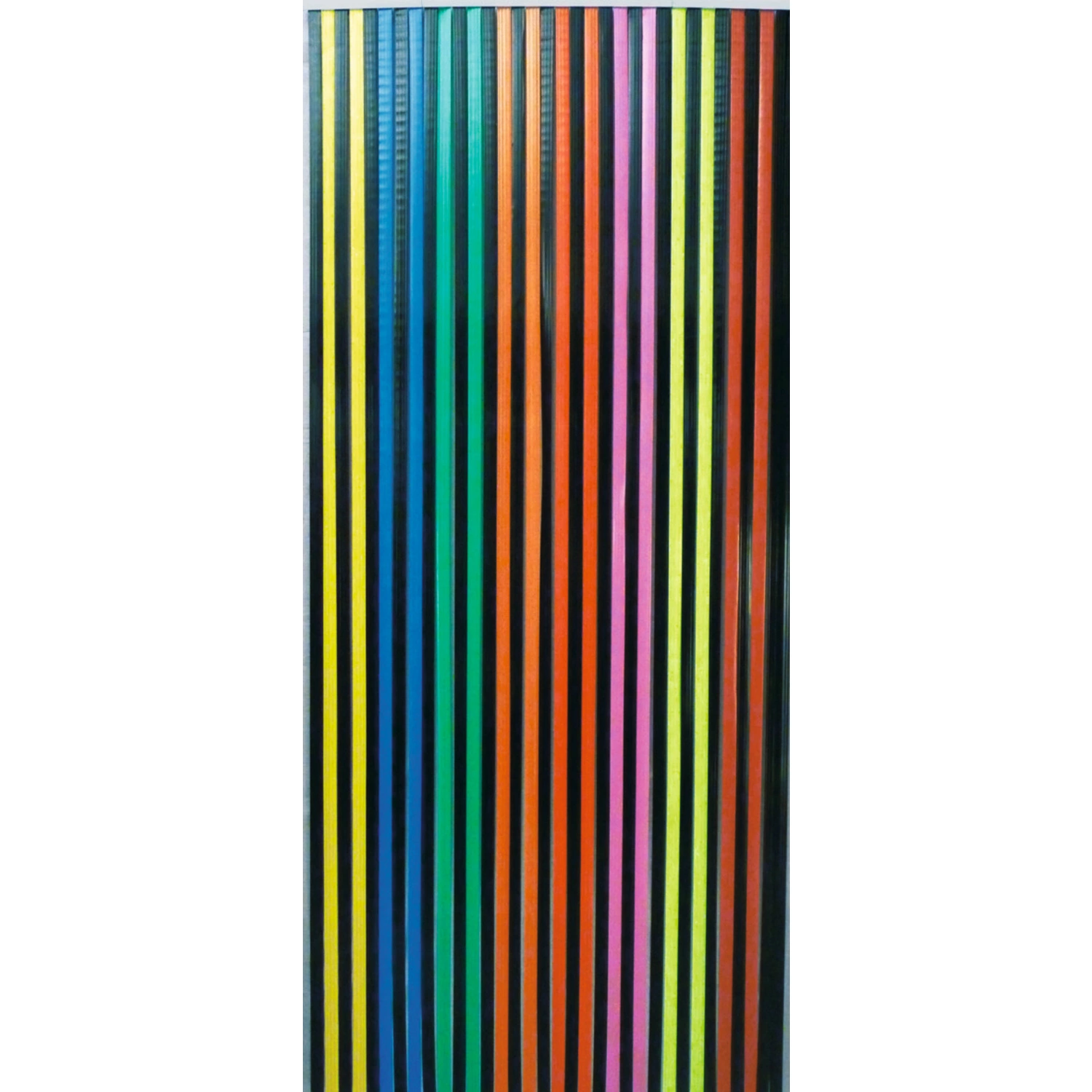 Vorhang, BxH: 90 x 200 cm, Farbrausch-Motiv, bunt