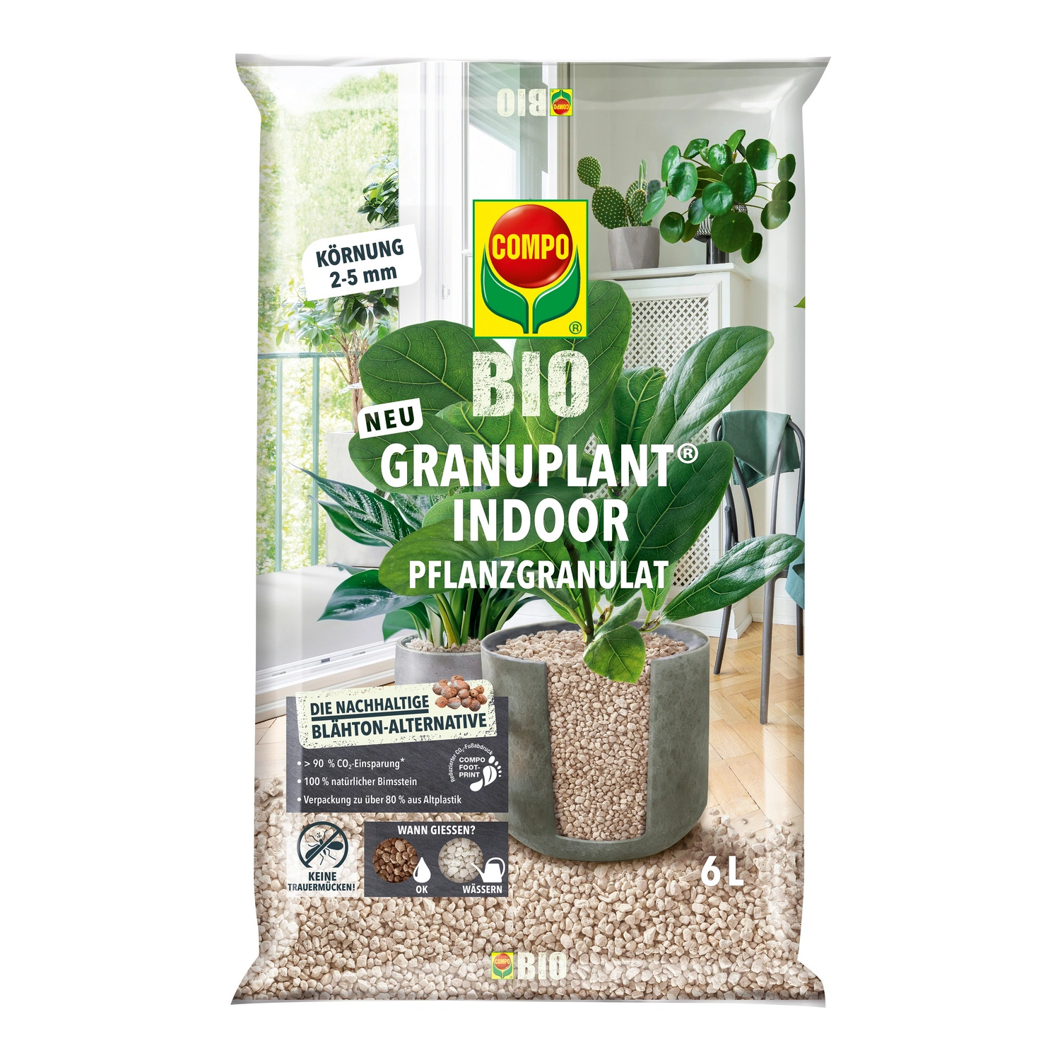 Pflanzgranulat »GRANUPLANT®«, 6 Liter, für alle Indoor- und Balkonbepflanzungen