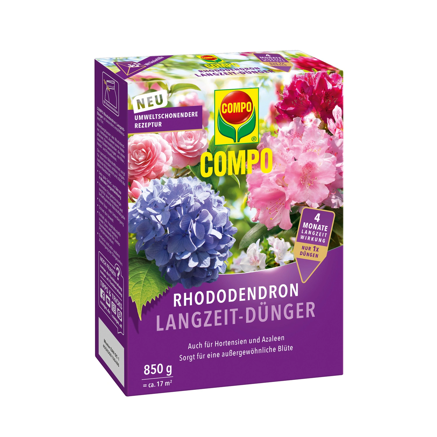 Rhododendron Langzeit-Dünger, 850 g