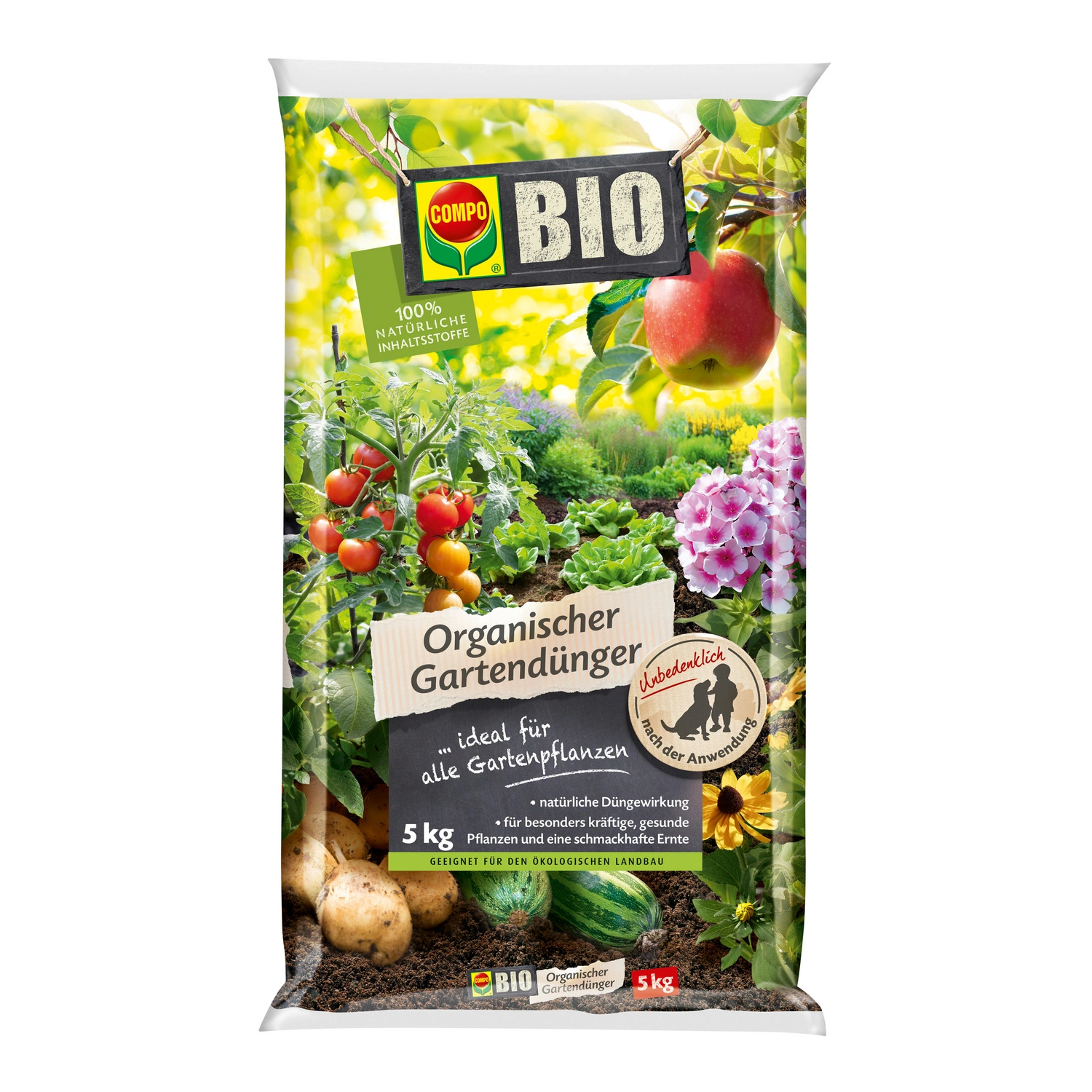 Universaldünger, 5 kg, Bio-Qualität, ideal für Obst-, Gemüse- und Gartenpflanzen