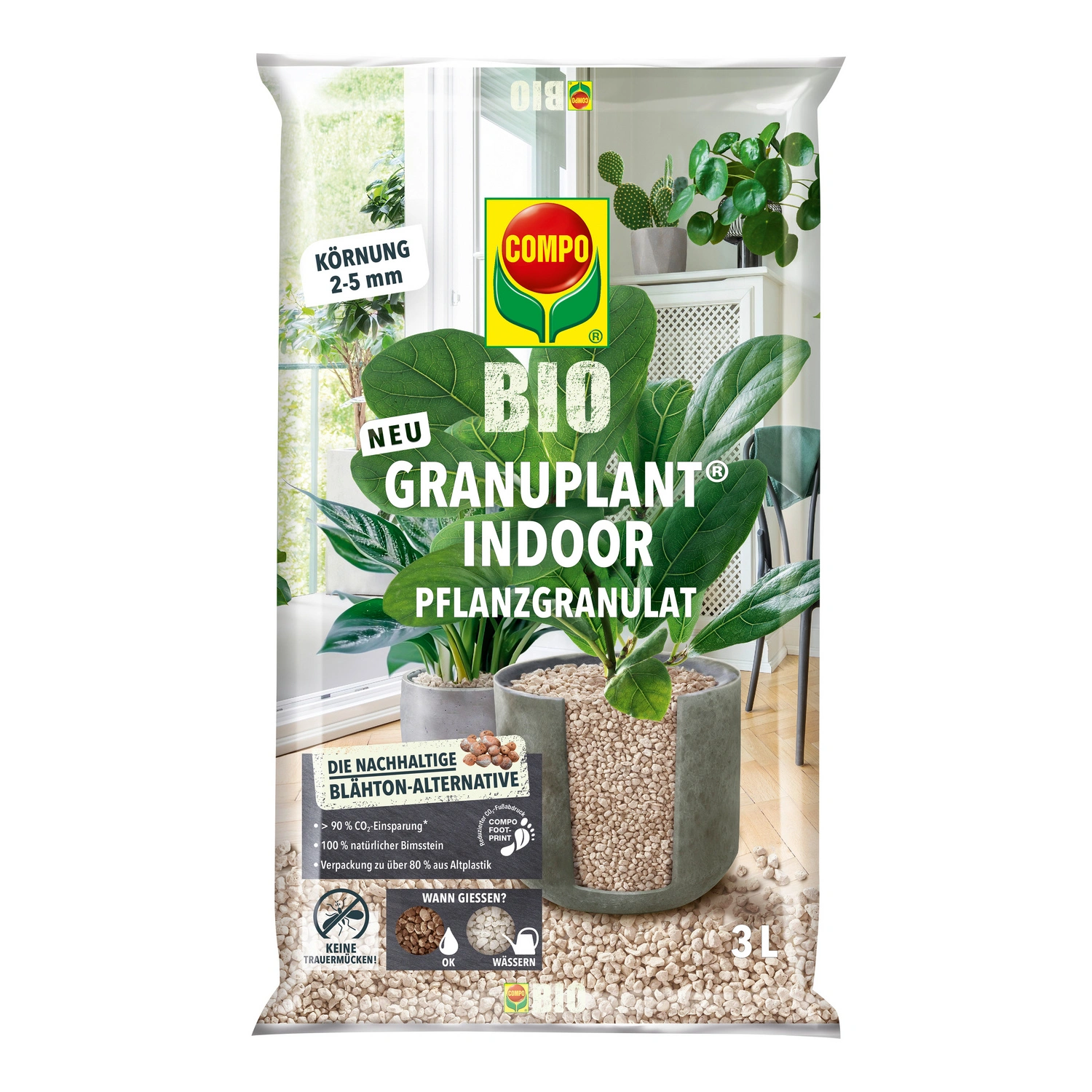Pflanzgranulat »GRANUPLANT®«, 3 Liter, für alle Indoor- und Balkonbepflanzungen