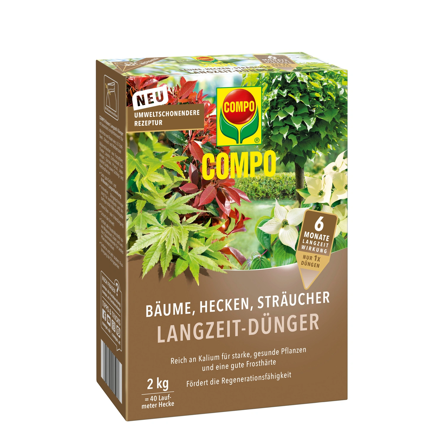 Baum-, Strauch- und Heckendünger, Langzeitwirkung, 2 kg