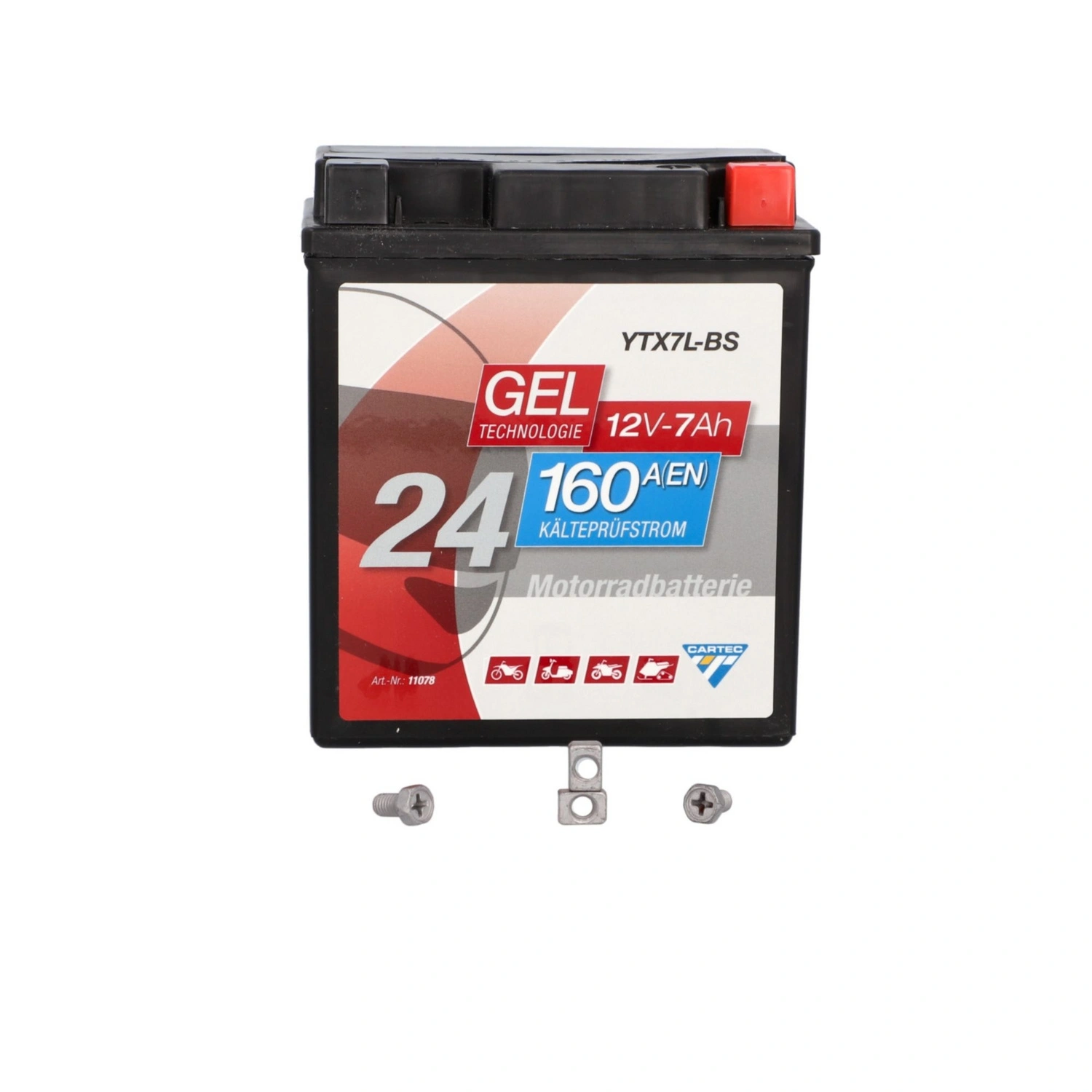 Starterbatterie »YTX7L-BS«, 6AH/100 A, 12V
