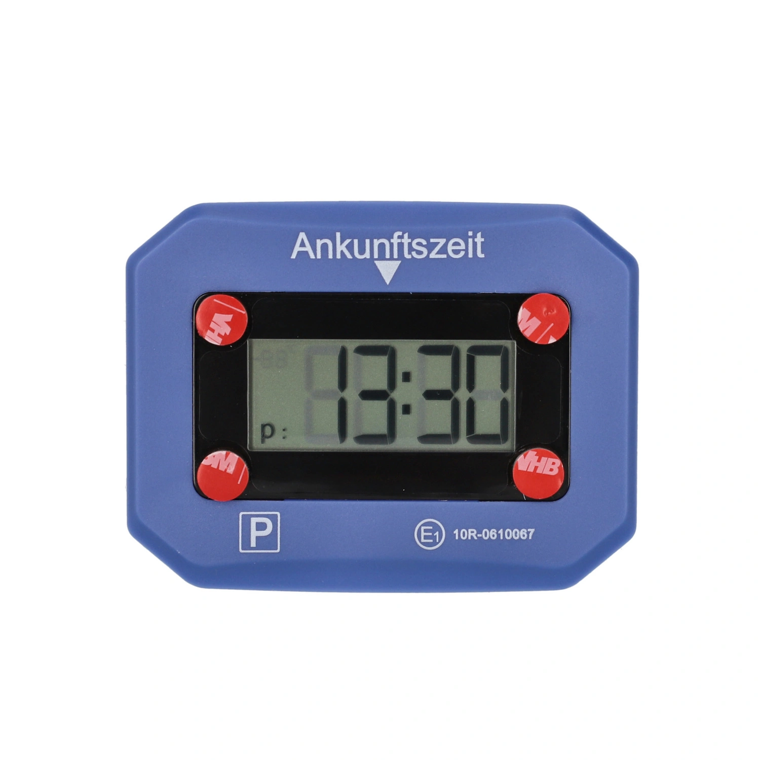 Parkscheibe, digital, mit Zulassung Kraftfahrt-Bundesamt, blau