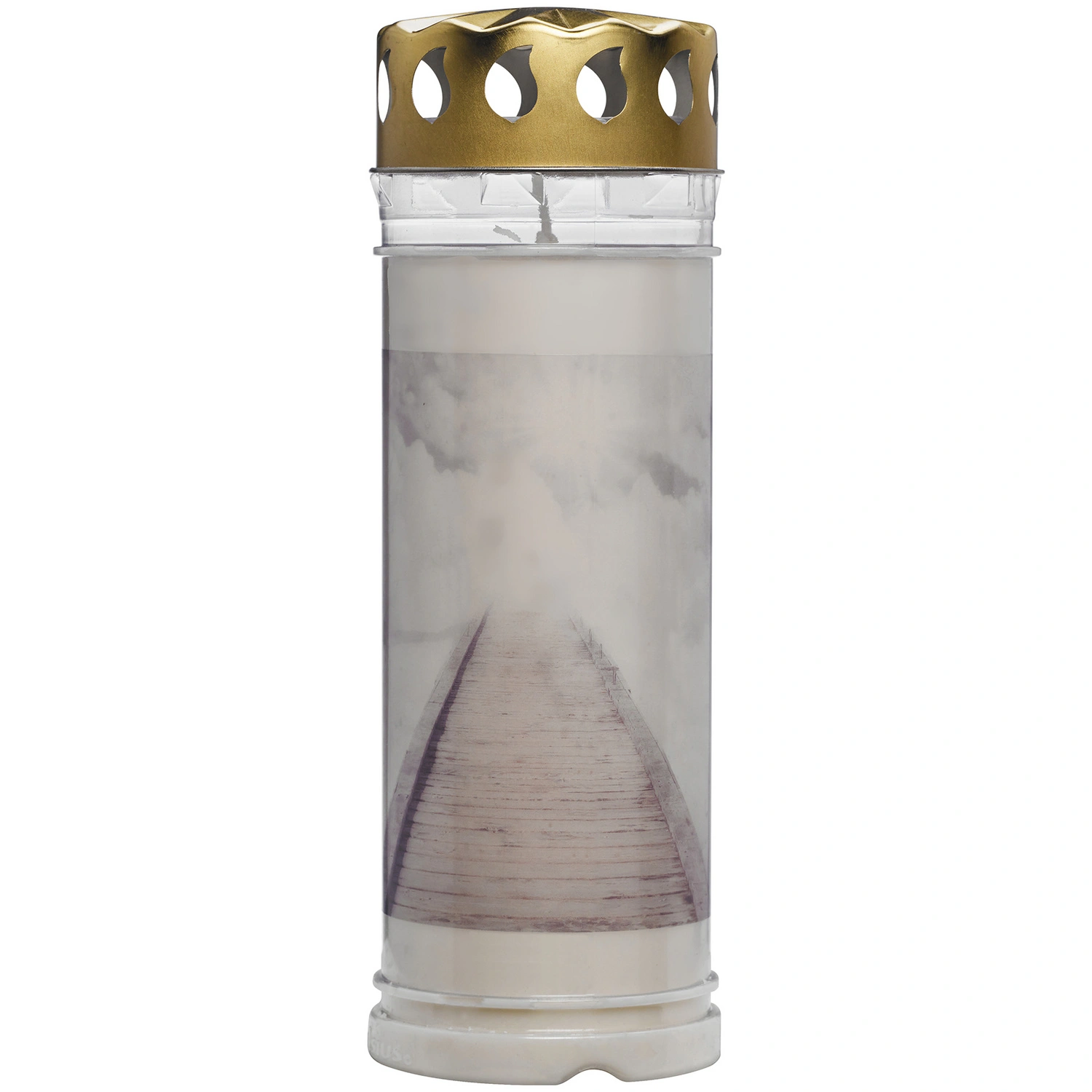 Grablicht »Dauerbrenner Nr.7 200/75 mm mit Motiv Wolken weiss«