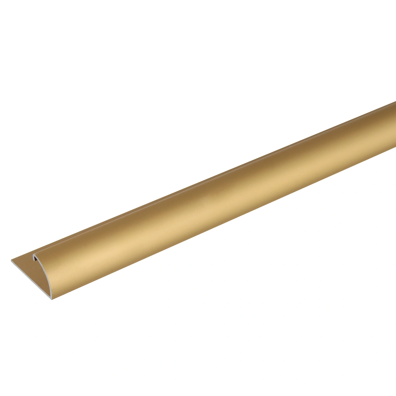 Abschlussprofil, eloxiert, LxBxH: 100×2,5×1,3 cm, goldfarben