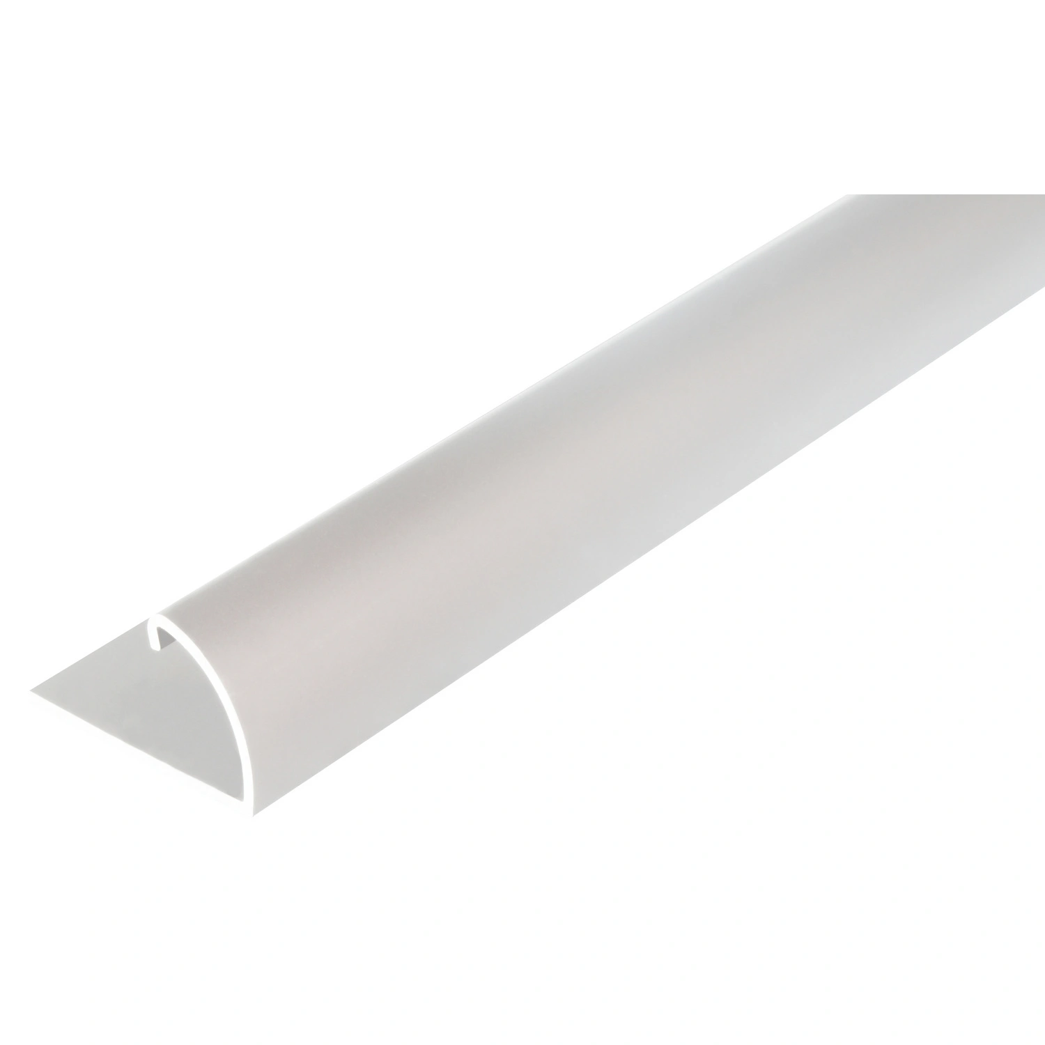 Abschlussprofil, eloxiert, LxBxH: 100×2,5×1,3 cm, silberfarben