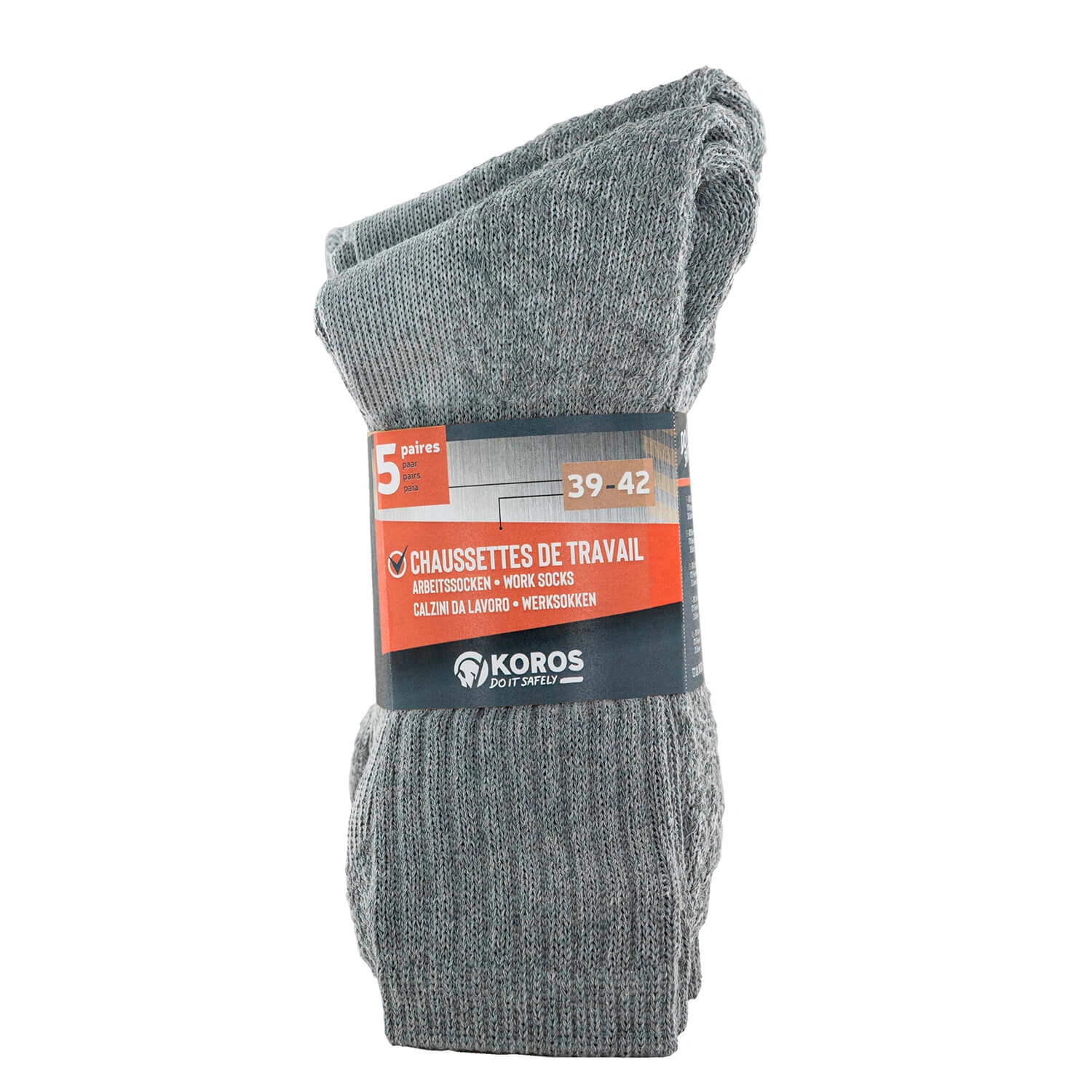 Arbeitssocken »Dailywork«, 5er Set, Gr.39/42, grau
