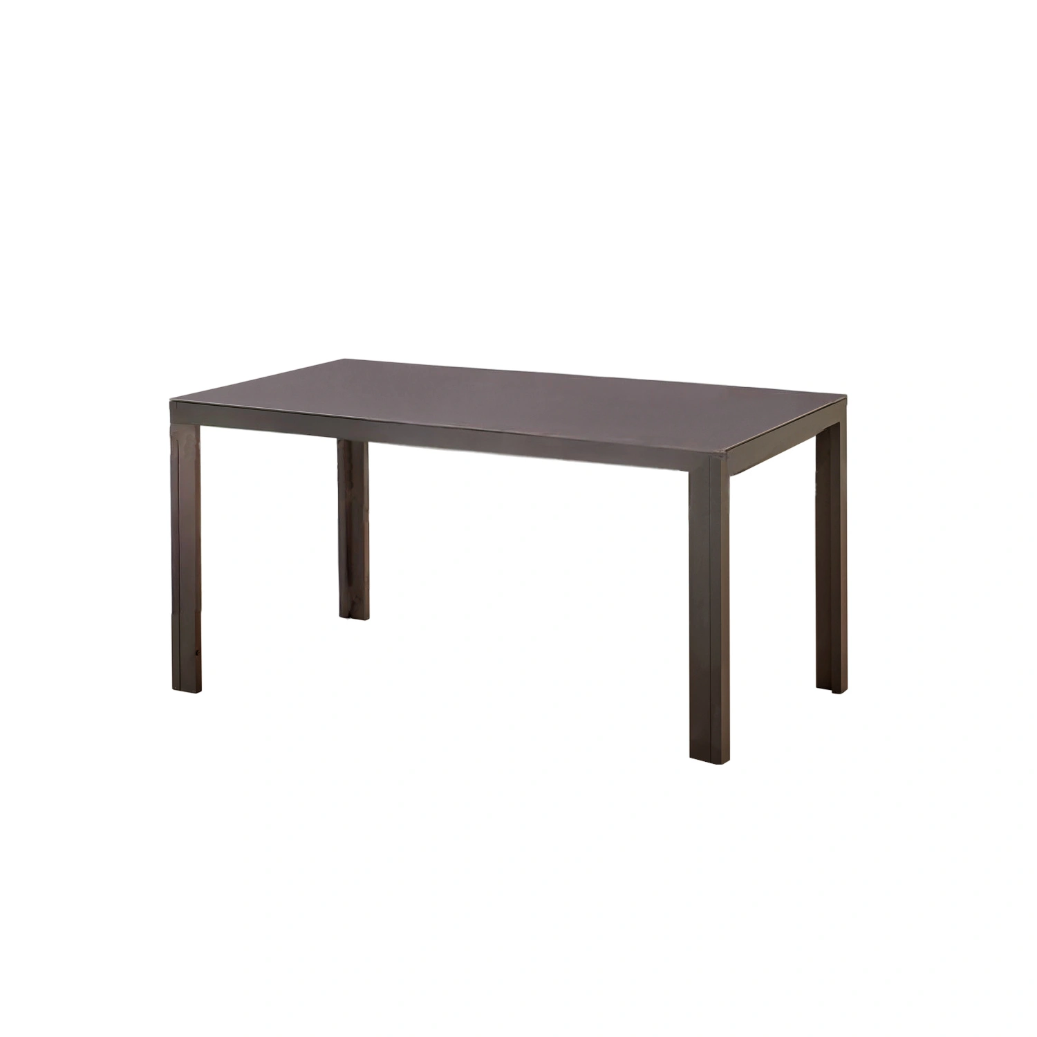 Tisch, BxT: 150 x 80 cm, Aluminium/Glas, anthrazit