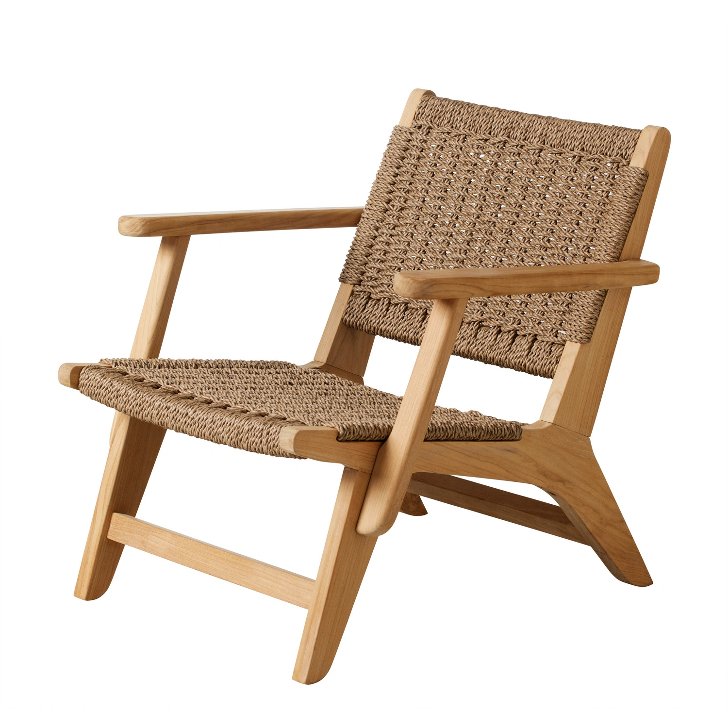 Loungestuhl »Eya«, BxHxT: 68 x 68 x 82 cm, Teakholz, braun