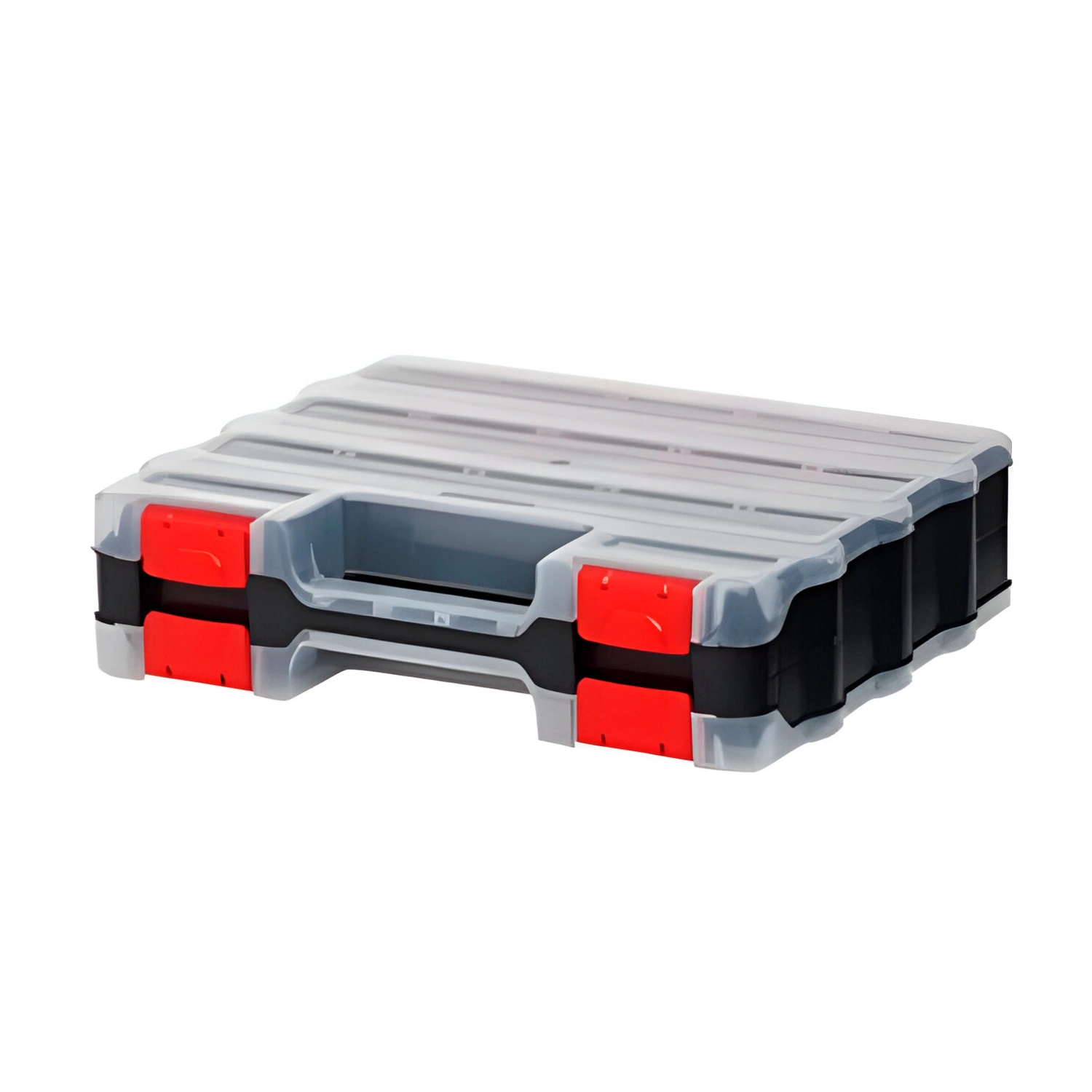 Sortimentskasten »Compact 320 Double«, 32 Fächer, schwarz/rot